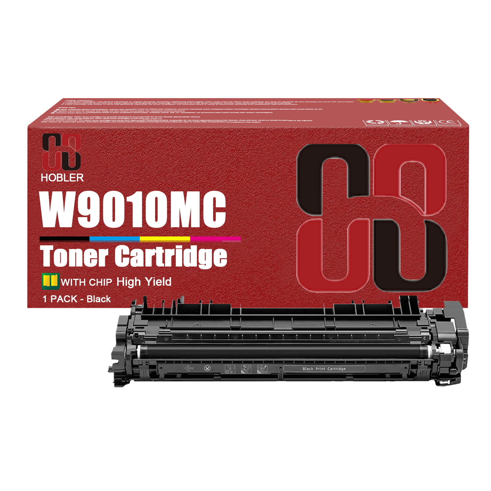 For HP W9010MC W9011MC W9013MC W9012MC Toner Cartridge Work for HP Color LaserJet Managed E85055dn Printer