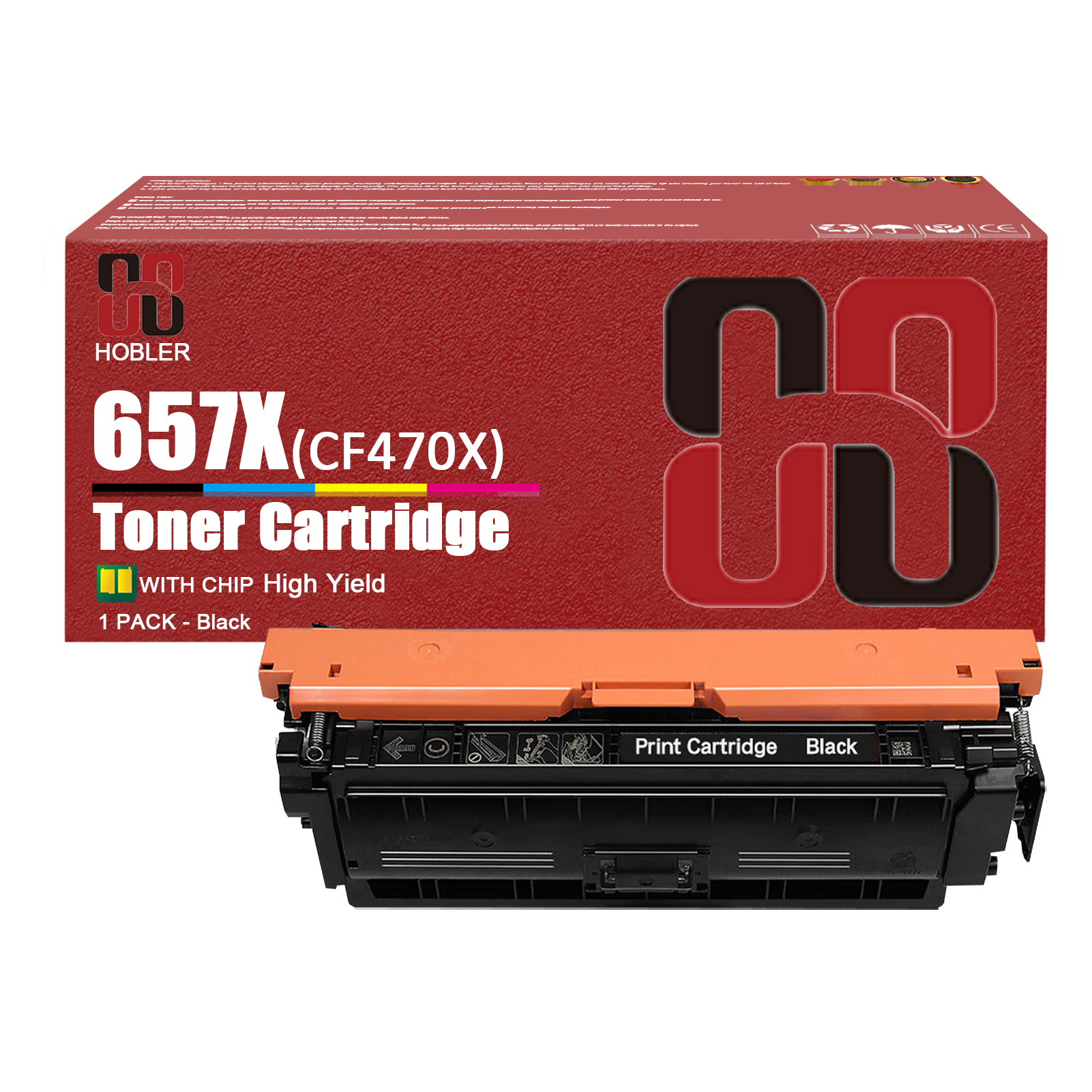 For HP 657X CF470X CF471X CF473X CF472X Toner Cartridge Work for HP Color LaserJet Enterprise MFP M681dh M681 M681f M681z M682z Printers