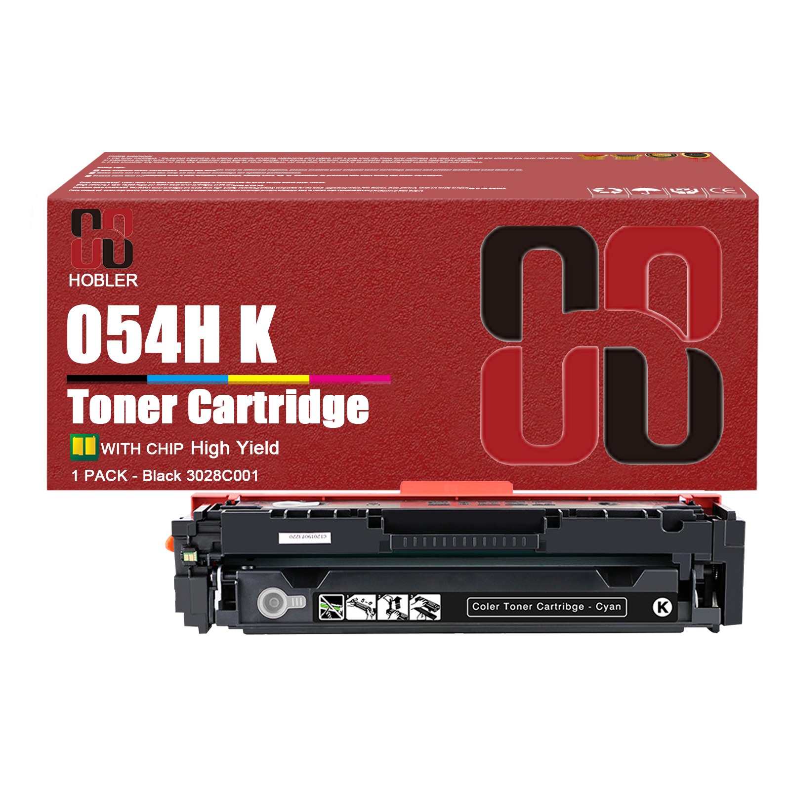 For Canon 054H CRG-054H Toner Cartridge Work for Canon ImageCLASS MF642cdw MF644cdw MF622cdw MF640C LBP620 MF641Cdw Printers