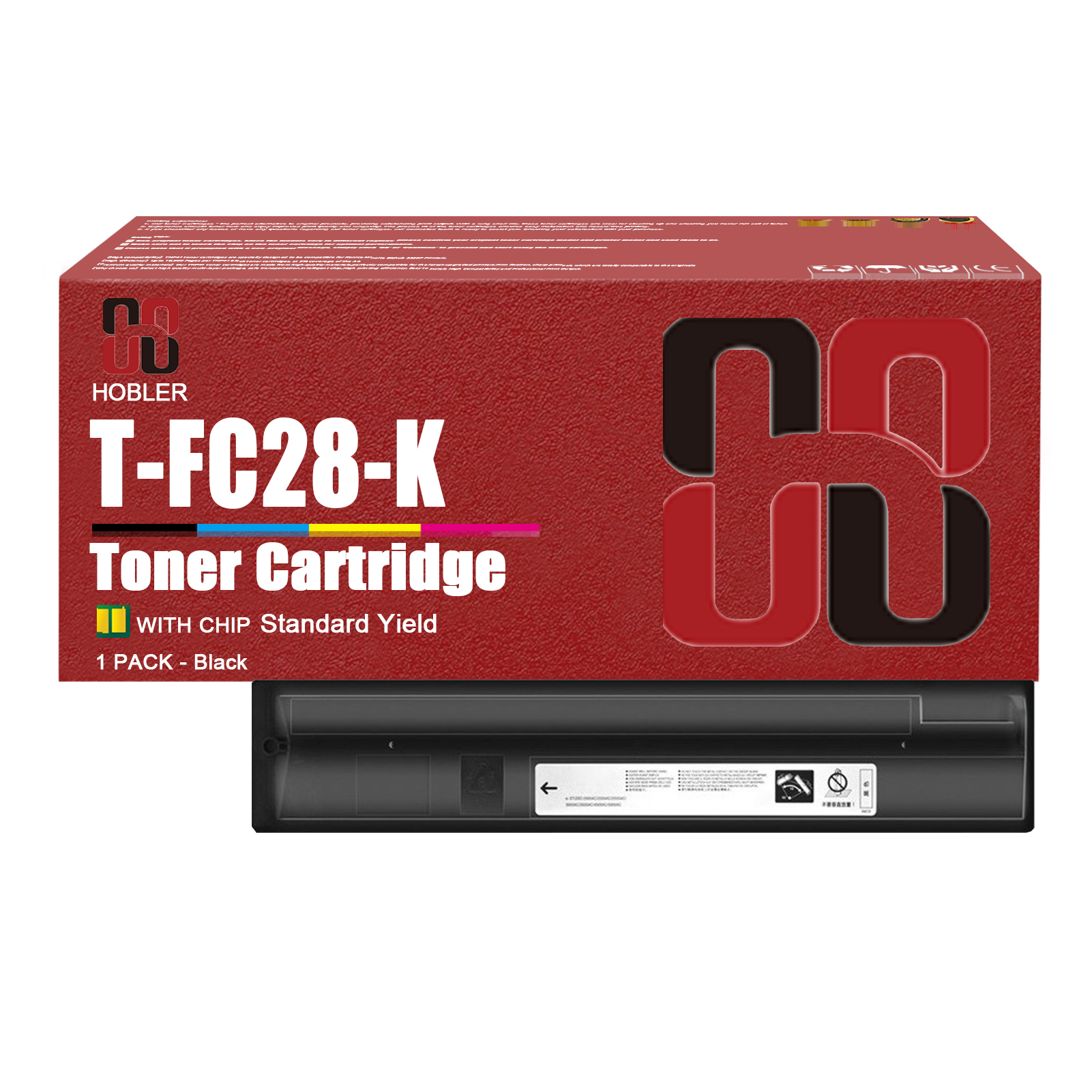 For Toshiba T-FC28-K T-FC28-C T-FC28-M T-FC28-Y Standard Capacity Toner Cartridge Work for Toshiba E-Studio 2330C 2820C 3520C 4520C 2830C 3530C printers-PrintsBoost