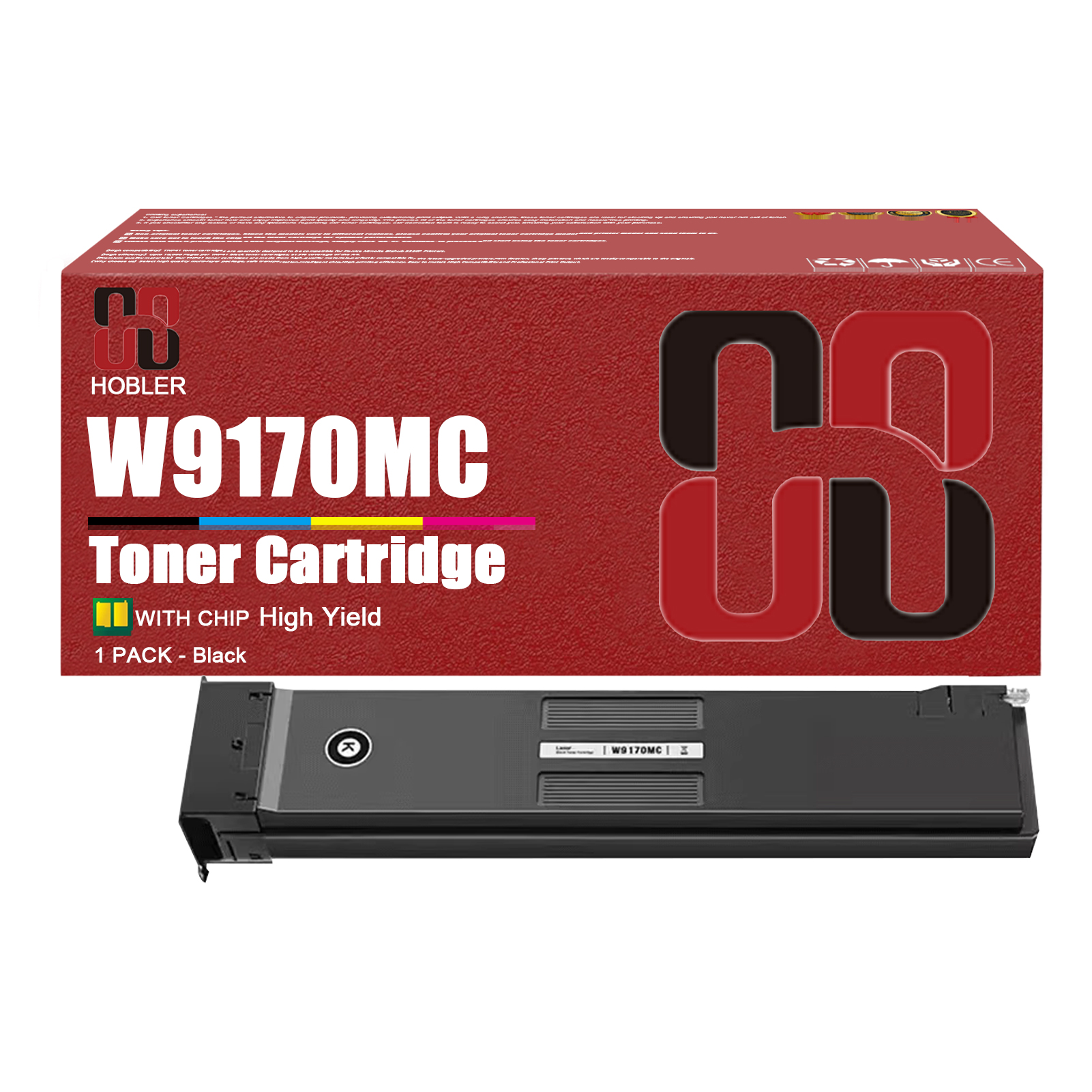 For HP W9170MC W9171MC W9173MC W9172MC Toner Cartridge Work for HP Color LaserJet Managed MFP E87740dn E87750dn E87760dn E87770dn E87740z E87750z E87760z E87770Z Printers-PrintsBoost