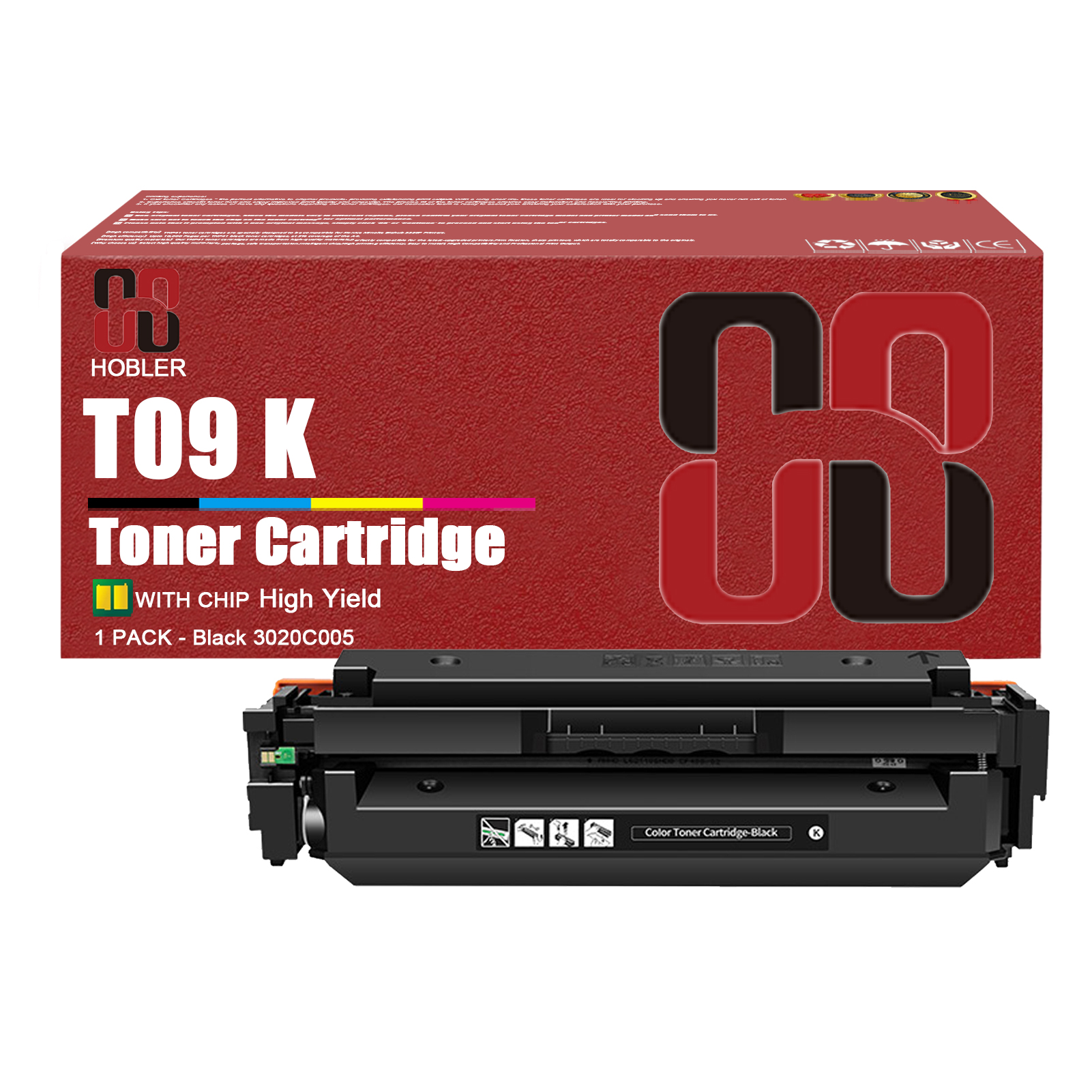 For Canon T09 T09K T09C T09M T09Y Toner Cartridge Work for Canon ImageCLASS X LBP1127C MF1127C Printers-PrintsBoost