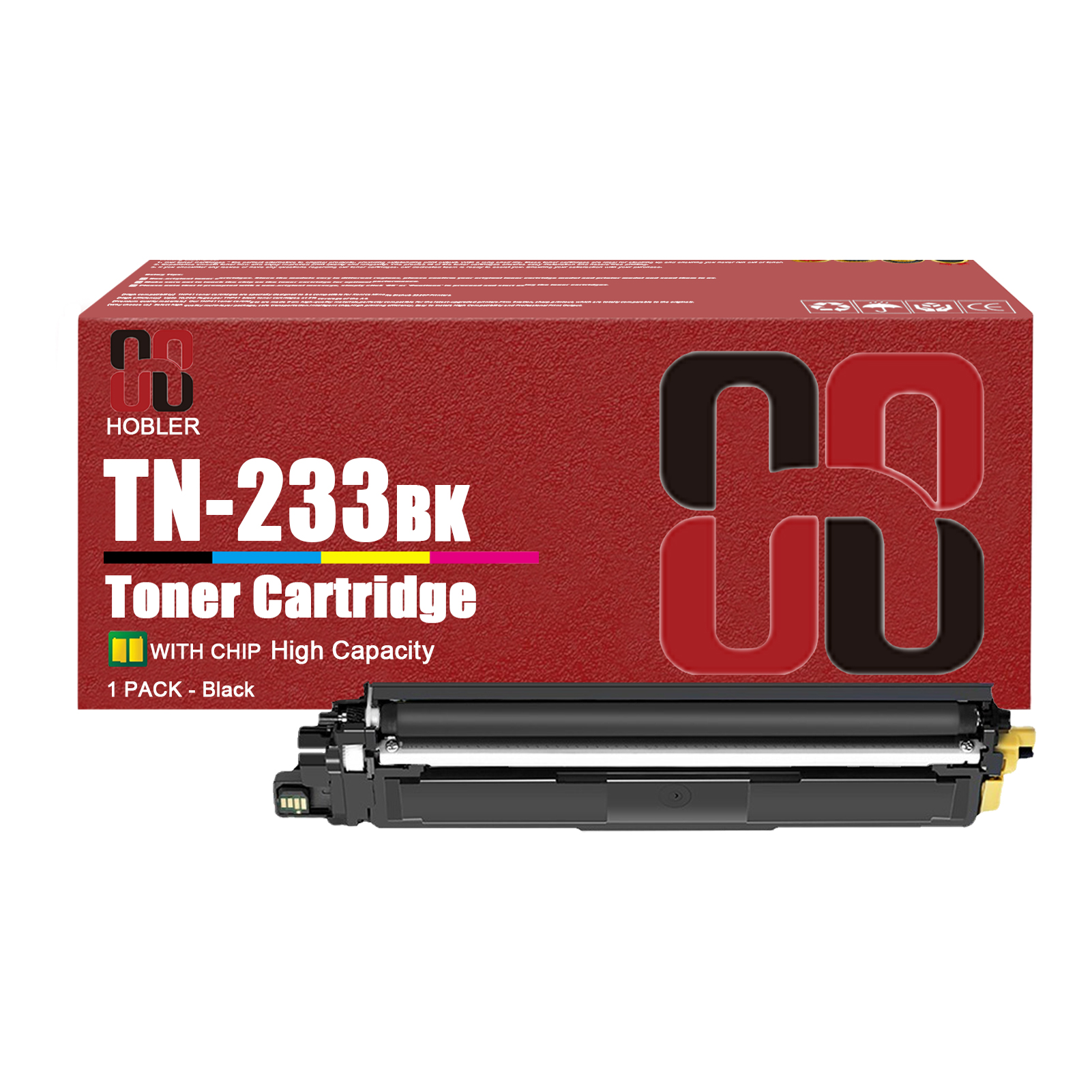 For Brother TN233BK TN233C TN233M TN233Y Toner Cartridge Work for Brother HL-L3210CW HL-L3230CW DCP-L3551CDW MFC-L3710CW MFC-L3770CDW Printers-PrintsBoost