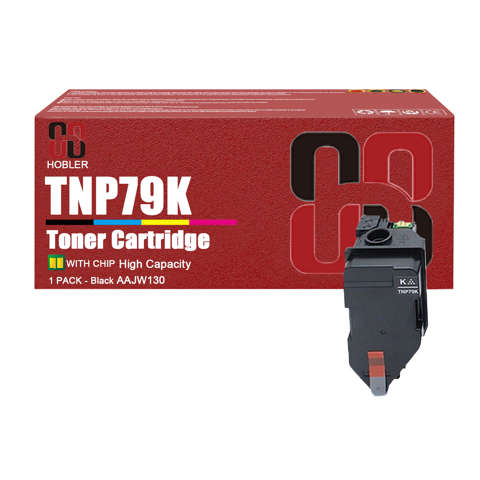 For Konica Minolta TNP79K TNP79C TNP79M TNP79Y AAJW130 AAJW430 AAJW330 AAJW230 Toner Cartridge Work for Bizhub C3350i C4050i Printers-PrintsBoost