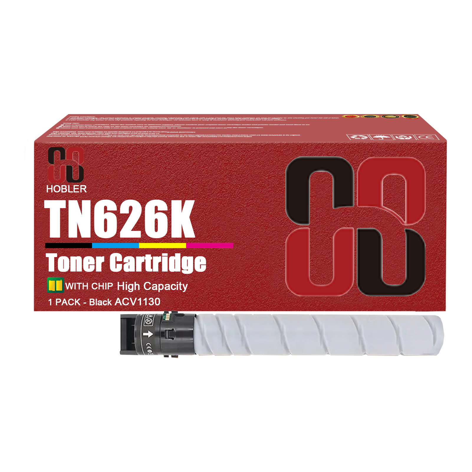 For Konica Minolta TN626K TN626C TN626M TN626Y ACV1130 ACV1430 ACV1330 ACV1230 Toner Cartridge Work for Bizhub C450i C550i C650i Printers-PrintsBoost