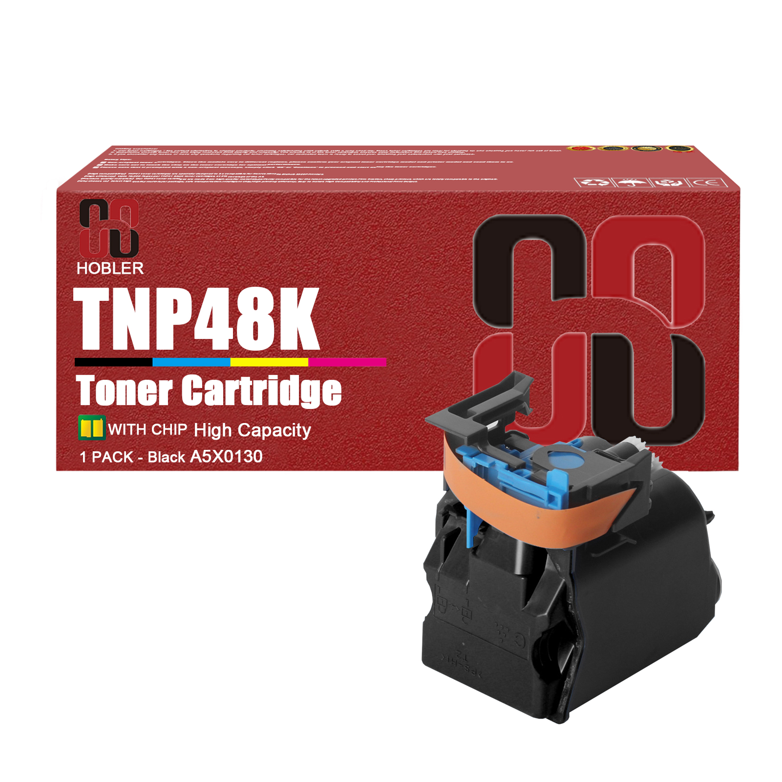 For Konica Minolta TNP48K TNP48C TNP48M TNP48Y A5X0130 A5X0430 A5X0330 A5X0230 Toner Cartridge Work for Bizhub C3350 C3850 C3850FS Printers-PrintsBoost