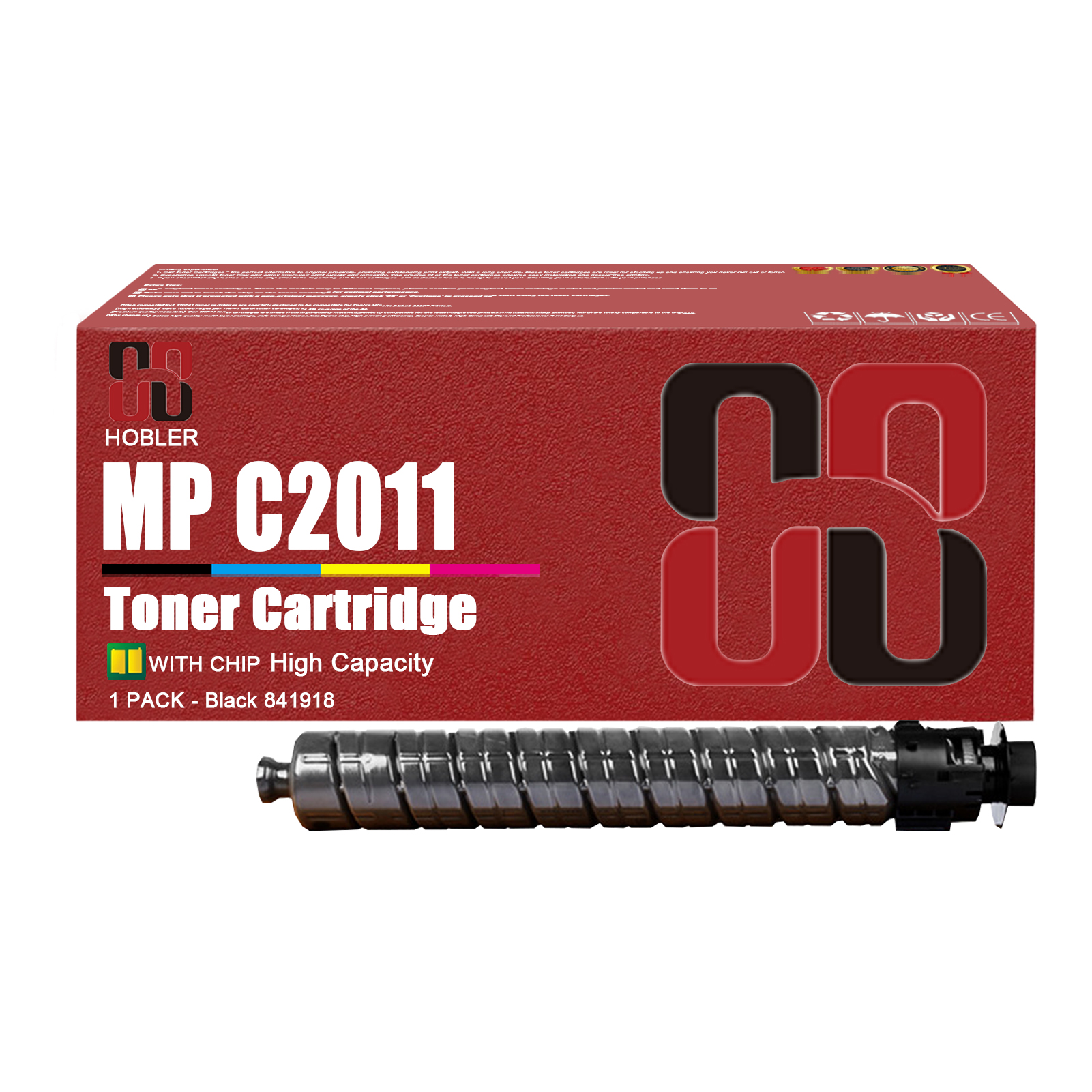 For Ricoh MP C2011 841918 841921 841920 841919 Toner Cartridge Work for Ricoh MP C2011SP C2504SP C2003SP C2503SP C2003ZSP C2503ZSP C2004SP C2504EXSP C2004EXSP Printers-PrintsBoost