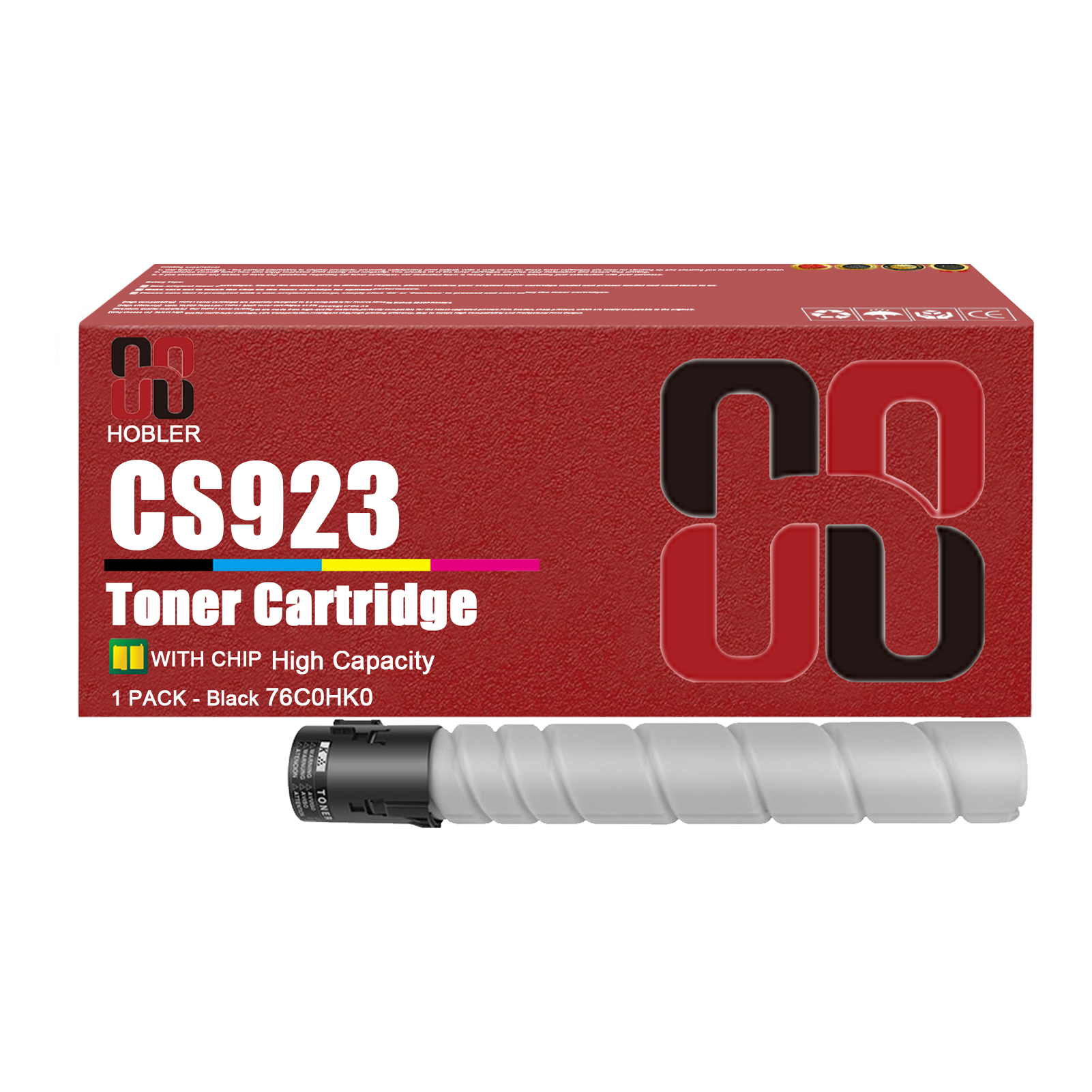 For Lexmark 76C0HK0 76C0HC0 76C0HM0 76C0HY0 Toner Cartridge Work for Lexmark CS923 CX921 CX922 CX923 CX924 Printers-PrintsBoost