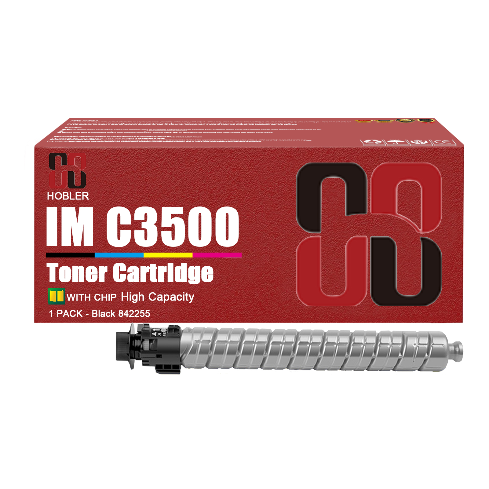 Compatible for Ricoh IM C3500 842255 842258 842257 842256 Toner cartridges Work for Ricoh IM C3000 IM C3500 Printers