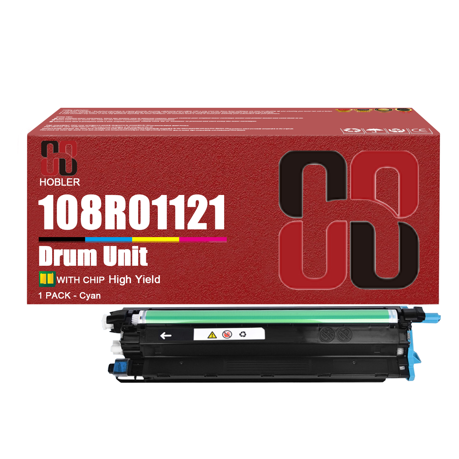 For Xerox 108R01121 Imaging Drum Unit Work for Xerox Phaser 6600 VersaLink C400 C405 WorkCentre 6605 6655 Printers-PrintsBoost