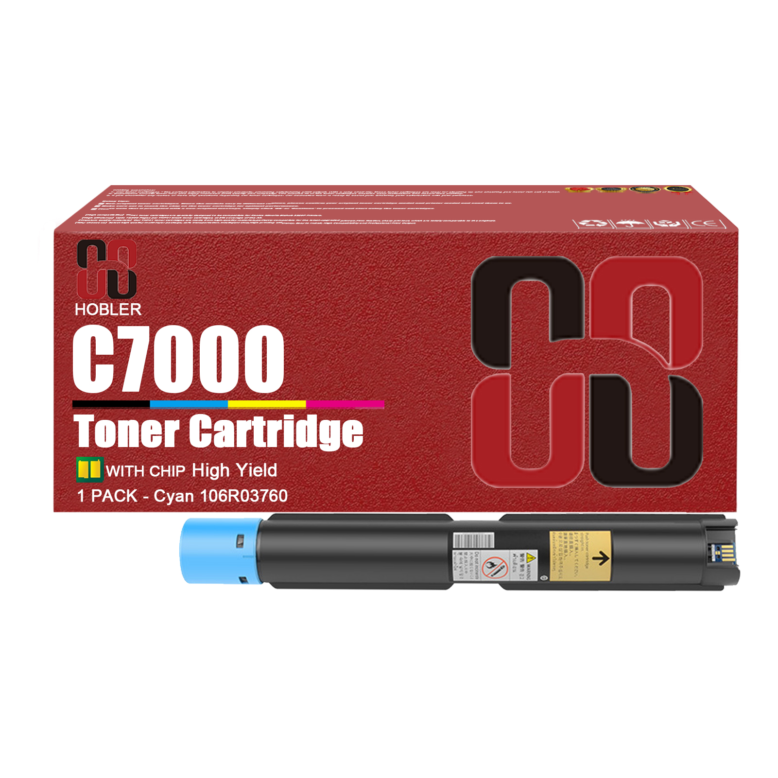 For Xerox C7000 106R03757 106R03760 106R03759 106R03758 Toner Cartridge Work for Xerox Versalink C7000 C7000DN C7000N Printers-PrintsBoost