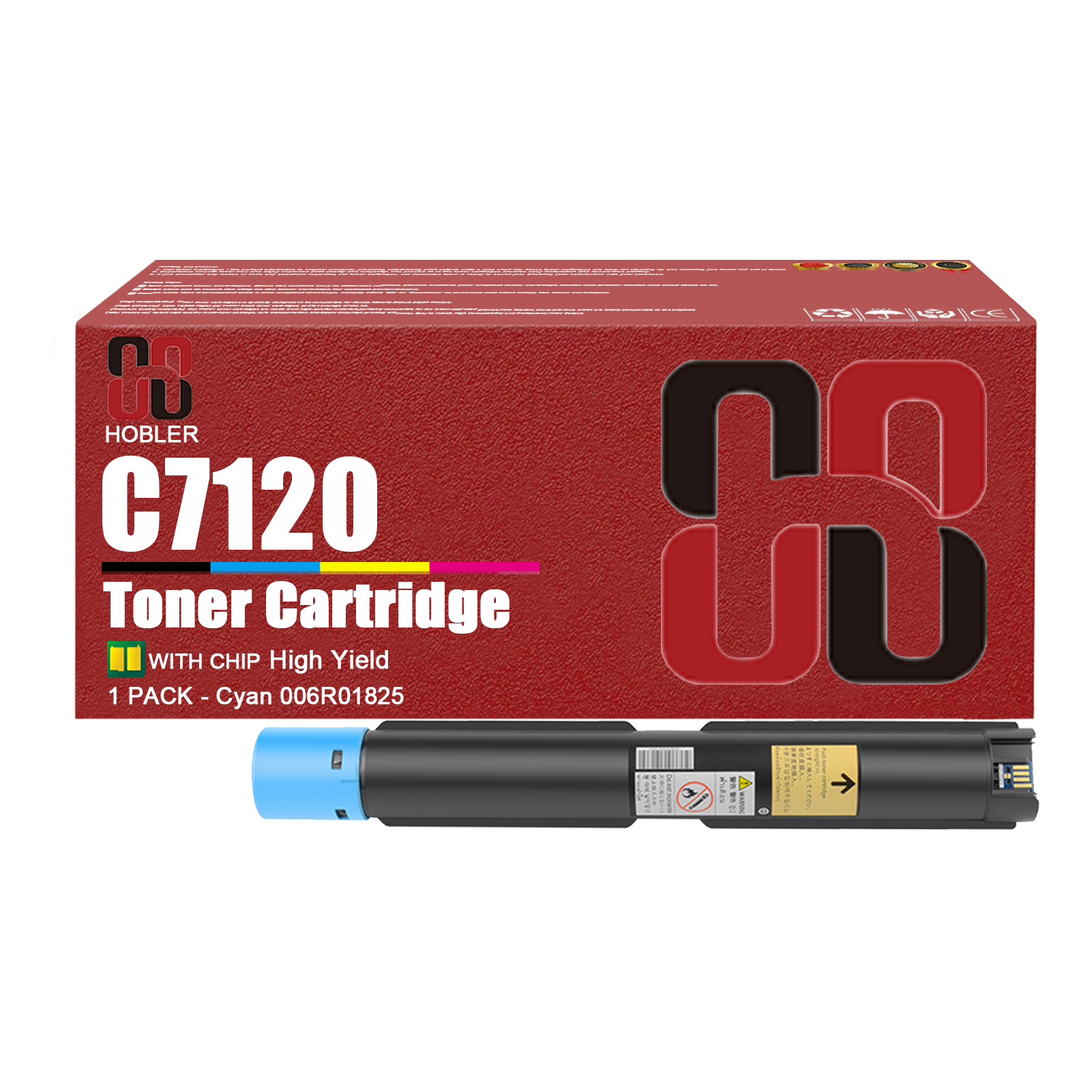 For Xerox C7120 C7125 C7130 006R01824 006R01825 006R01826 006R01827 Toner Cartridge Work for Xerox Versalink C7120 C7125 C7130 Printers-PrintsBoost