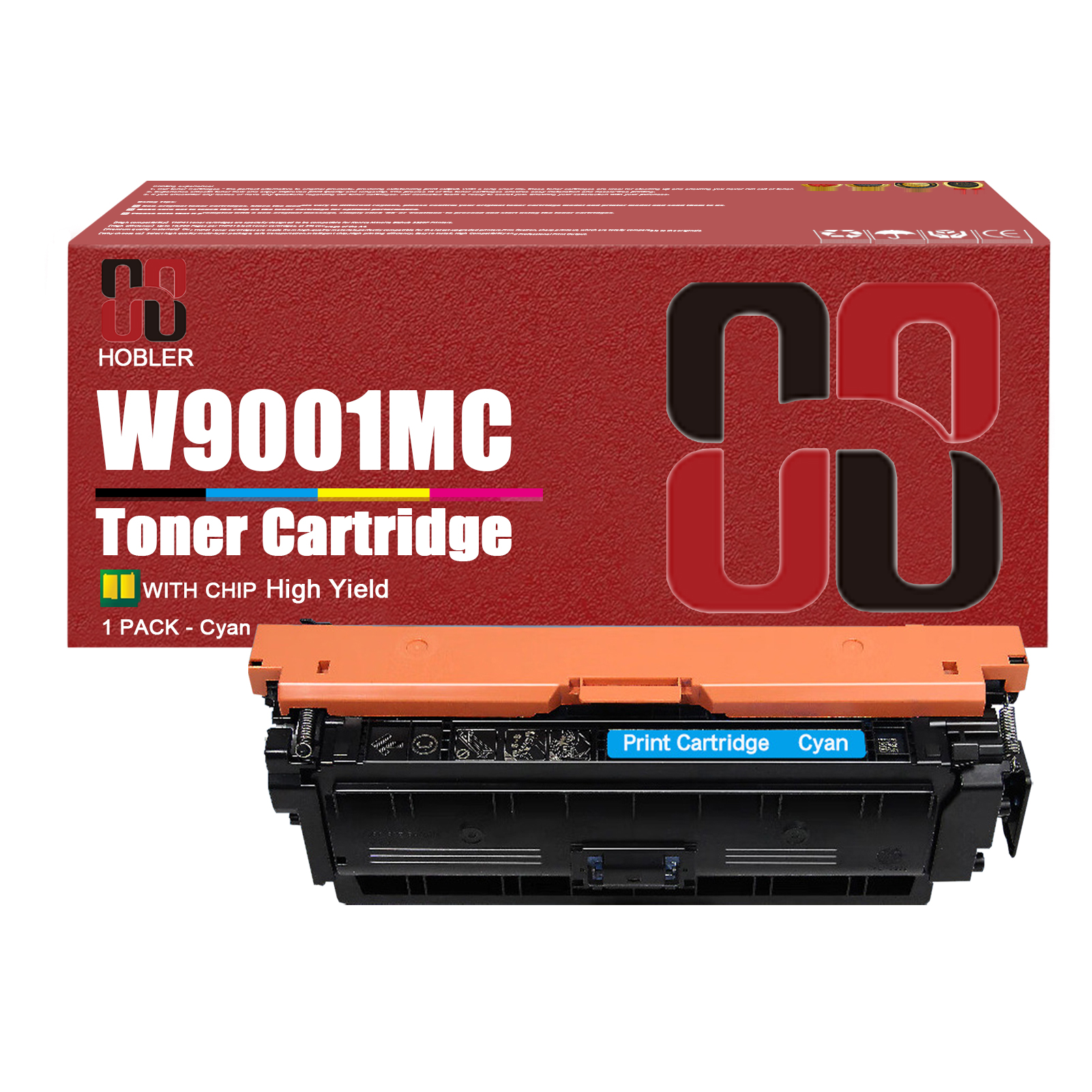 For HP W9000MC W9001MC W9003MC W9002MC Toner Cartridge Work for HP Color LaserJet Managed E65150dn E65160dn E65050dn E65060dn Printers-PrintsBoost