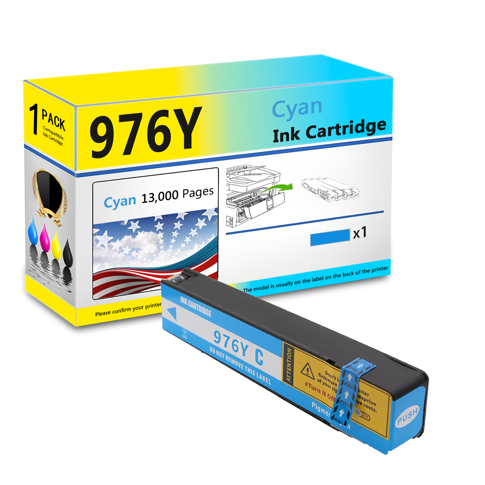For HP 976Y Ink Cartridge Work For HP Pagewide Pro 552dw 577dw 577z, PageWide Managed P55250dw P57750dw Printers-PrintsBoost