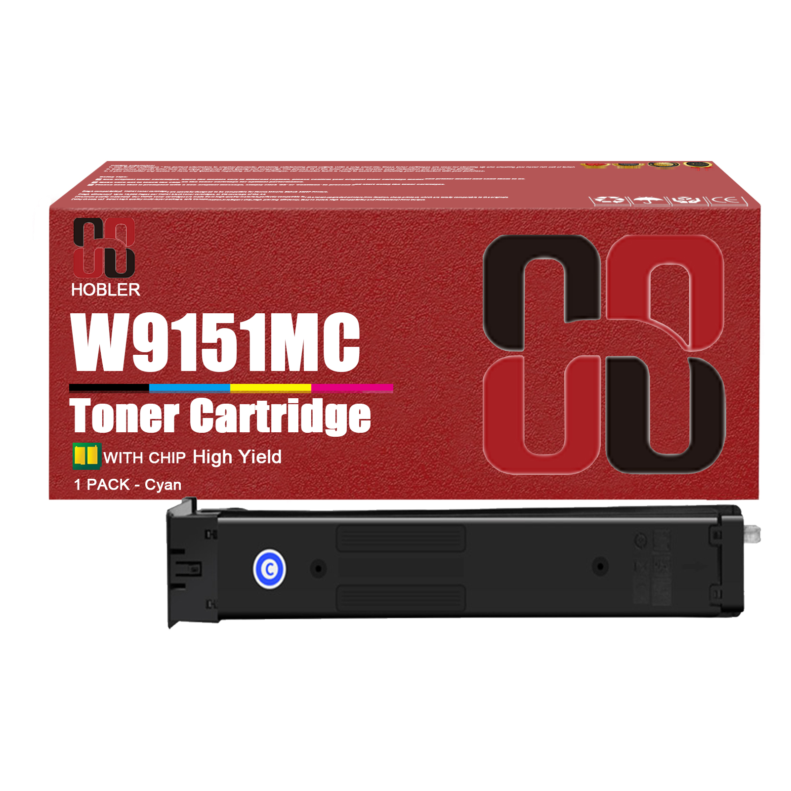 For HP W9150MC W9151MC W9153MC W9152MC Toner Cartridge Work for HP Color LaserJet Managed MFP E78625dn E78630dn E78635dn Printers-PrintsBoost