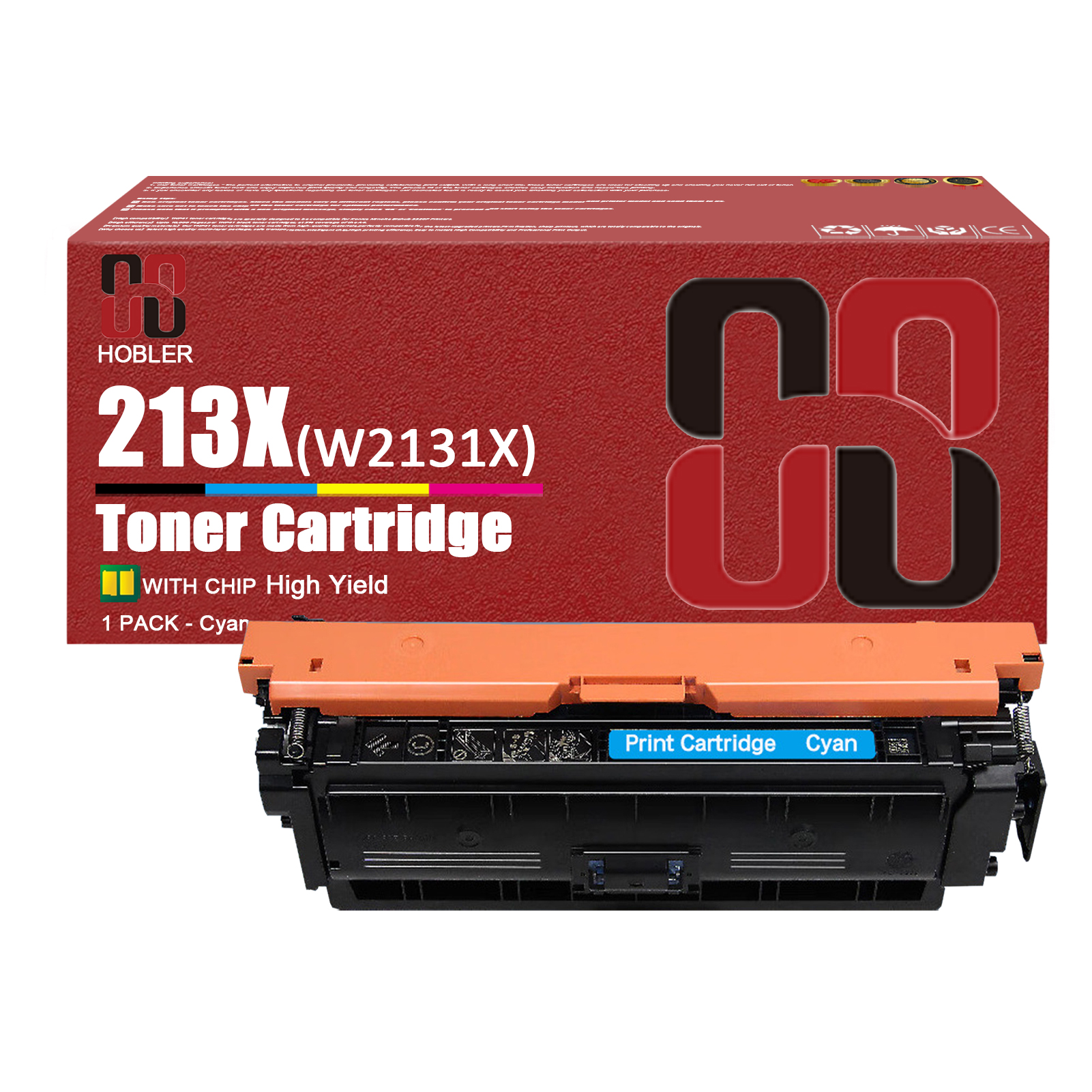or HP 213X W2130X W2131X W2132X W2133X Toner Cartridge Work for HP Color LaserJet 5700dn 5800dn 6700dn 6701dn 6800dn 6801dn Printers-PrintsBoost
