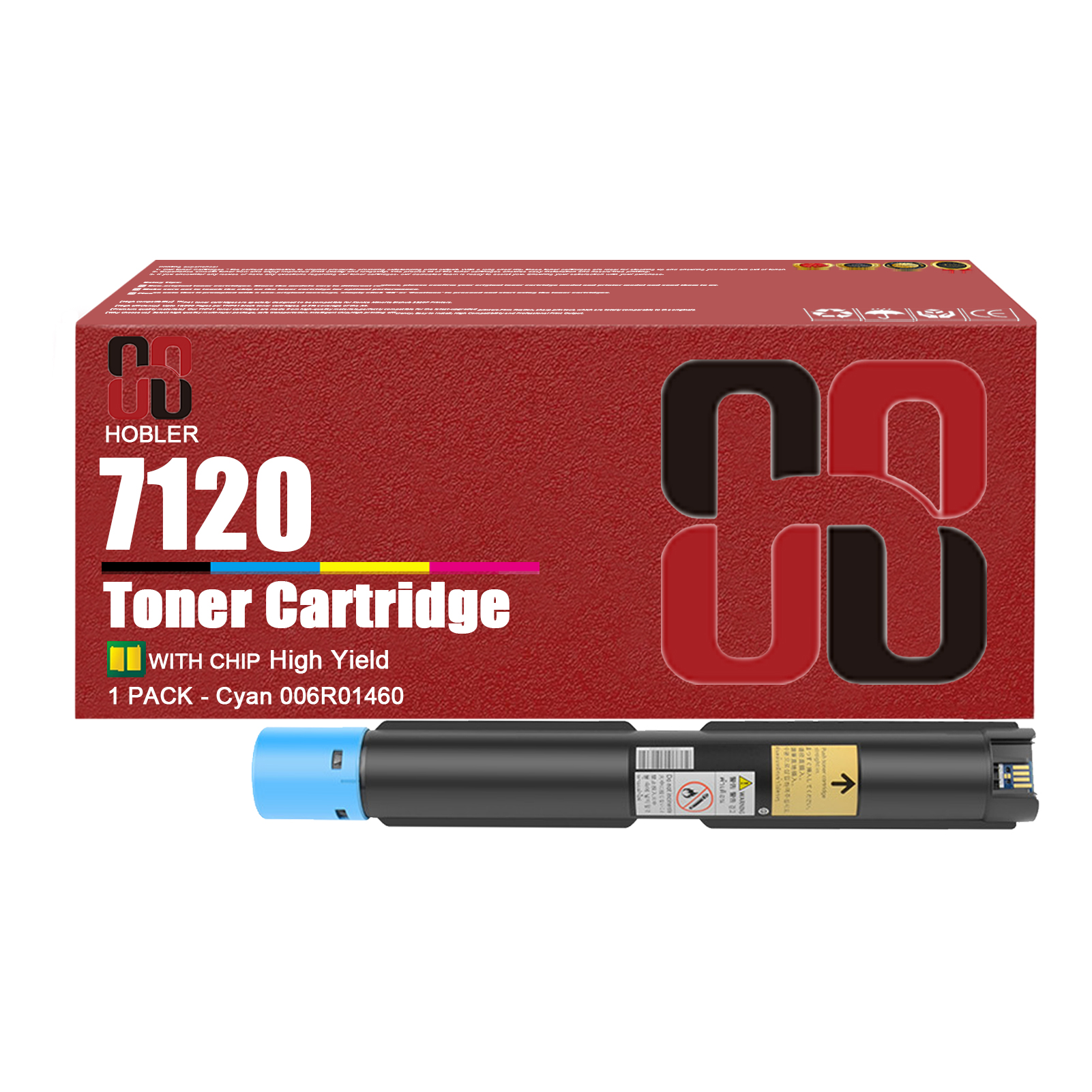 For Xerox 006R01457 006R01460 006R01459 006R01458 Toner Cartridge Work for Xerox WorkCentre 7120 7125 7220 7225 7220i 7225i Printers-PrintsBoost