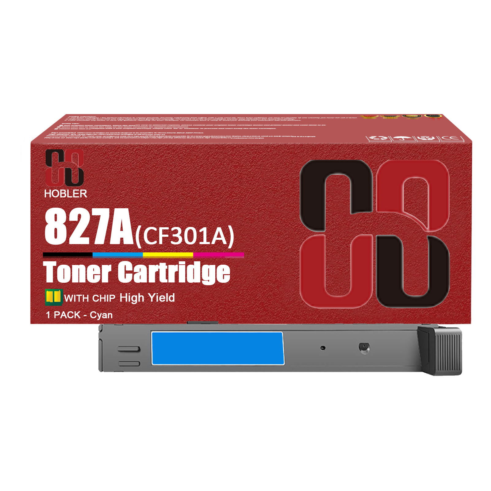 For HP 827A CF300A CF301A CF303A CF302A Toner cartridge Work for HP LaserJet M880 M880z+ M880z M880z+NFC Printers-PrintsBoost