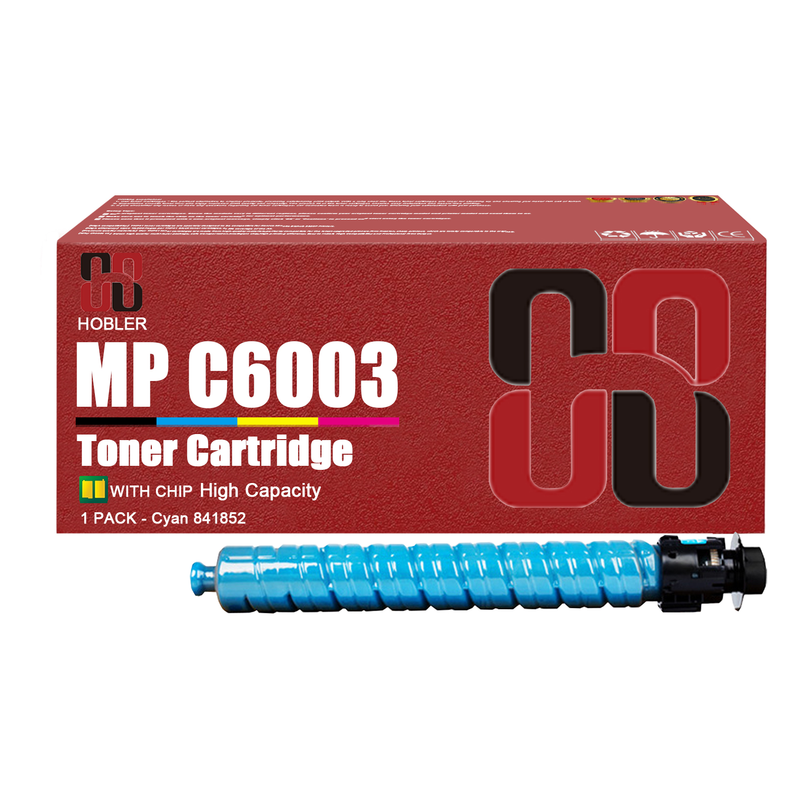 For Ricoh 841849 841852 841851 841850 Toner Cartridge Work for Ricoh MP C4503 C4504 C4504ex C5503 C6003 C6004 C6004ex Printers-PrintsBoost