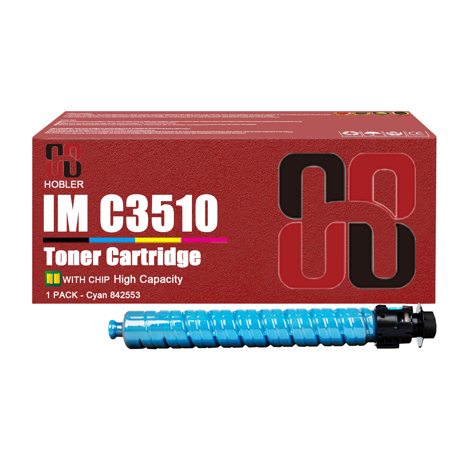 For Ricoh IM C3510 842550 842553 842552 842551 Toner Cartridge Work for Ricoh IM C3510 IM C3010 Printers-PrintsBoost