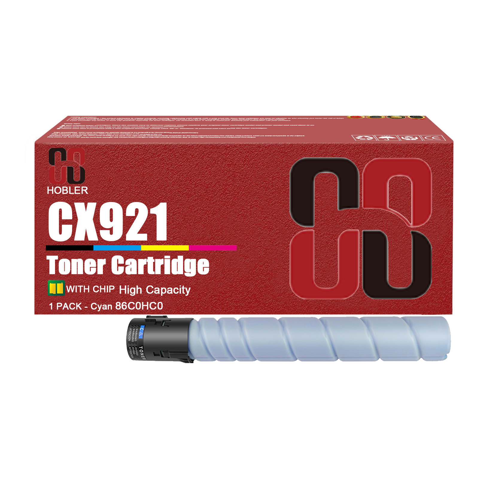 For Lexmark 86C0HK0 86C0HC0 86C0HM0 86C0HY0 Toner Cartridge Work for Lexmark CX921 CX922 CX923 CX924 Printers-PrintsBoost