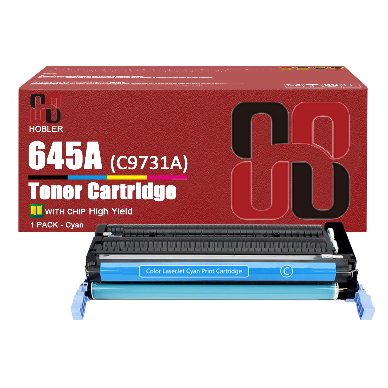 For HP 645A C9730A C9731A C9733A C9732A Toner Cartridge Work for HP Color 5550 5550dn 5550n 5550dtn 5550hdn 5500 5500dn 5500n Printers