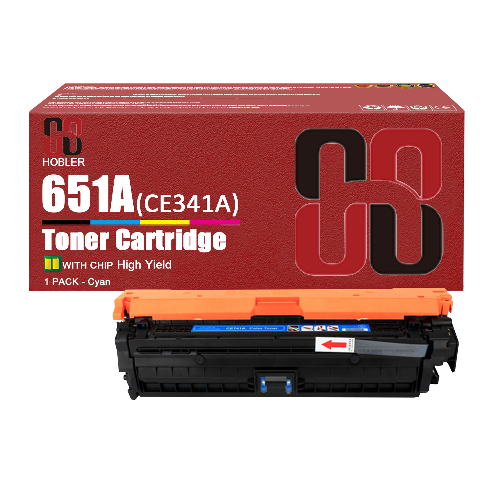 For HP 651A CE340A CE341A CE343A CE342A Toner Cartridge Work for HP LaserJet Enterprise 700 Color M775dn M775f M775z M775z+ Printers