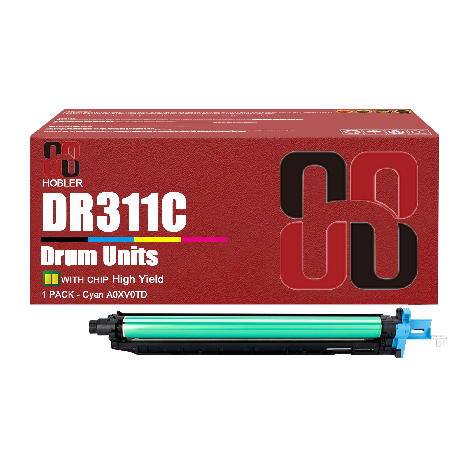 For Konica Minolta DR311 DR-311 A0XV0RD A0XV0TD Imaging Drum Unit Work for Konica Minolta Bizhub C220 C280 C360 C7722 C7728 Printers-PrintsBoost