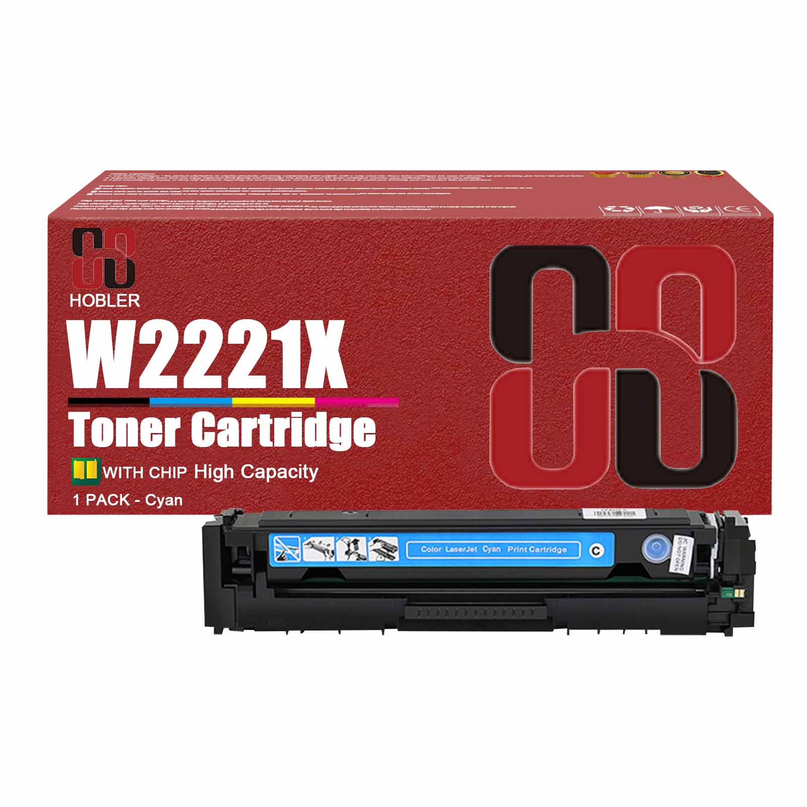 For HP 222X W2220X W2221X W2223X W2222X Toner Cartridge Work for HP Laserjet Pro 3288dw 3288dn MFP 3388sdw 3388fdw 3388fdn Printers