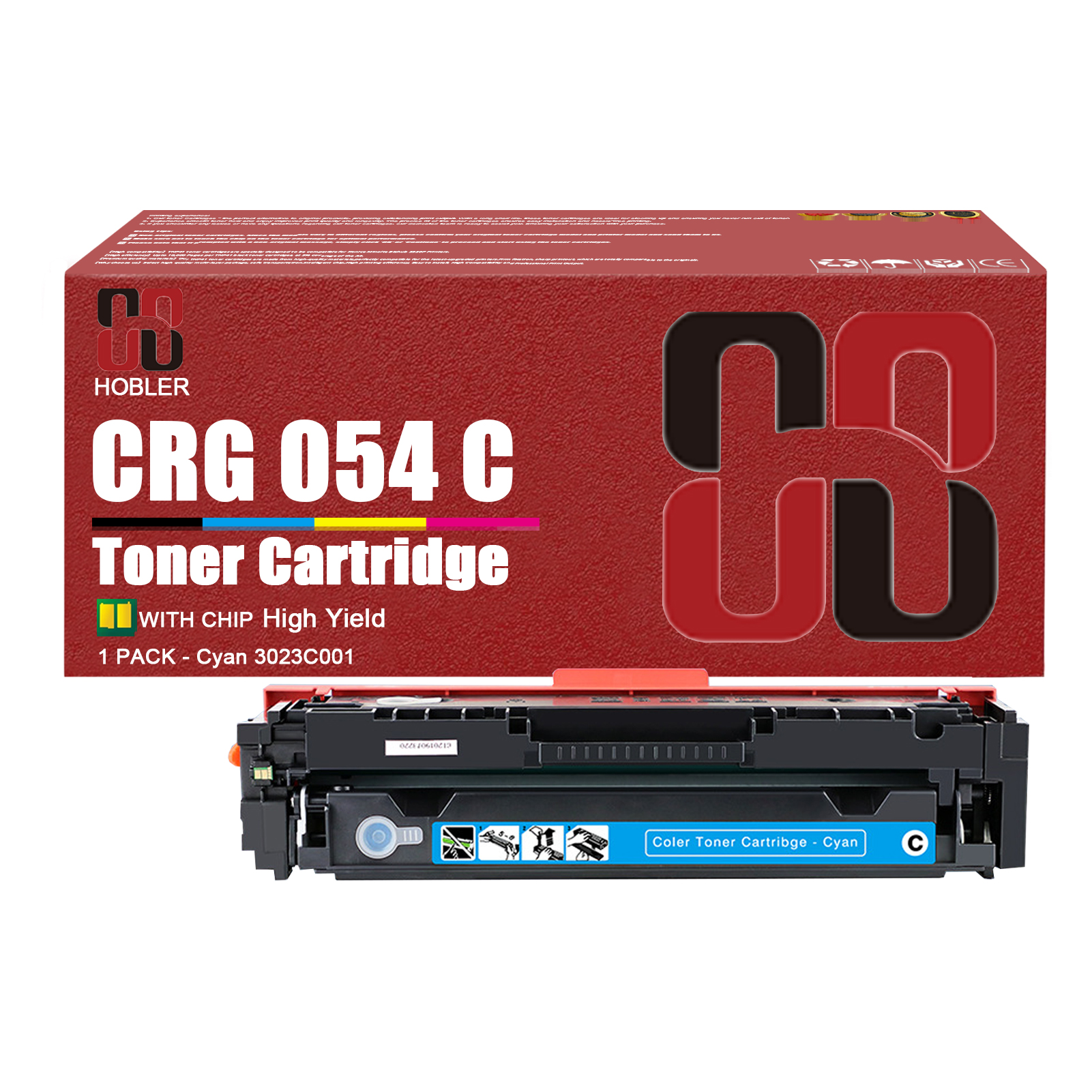 For Canon 054 CRG-054 Toner Cartridge Work for Canon ImageCLASS LBP622Cdw MF644Cdw MF642Cdw MF640C LBP620 LBP621Cw LBP623 Printers