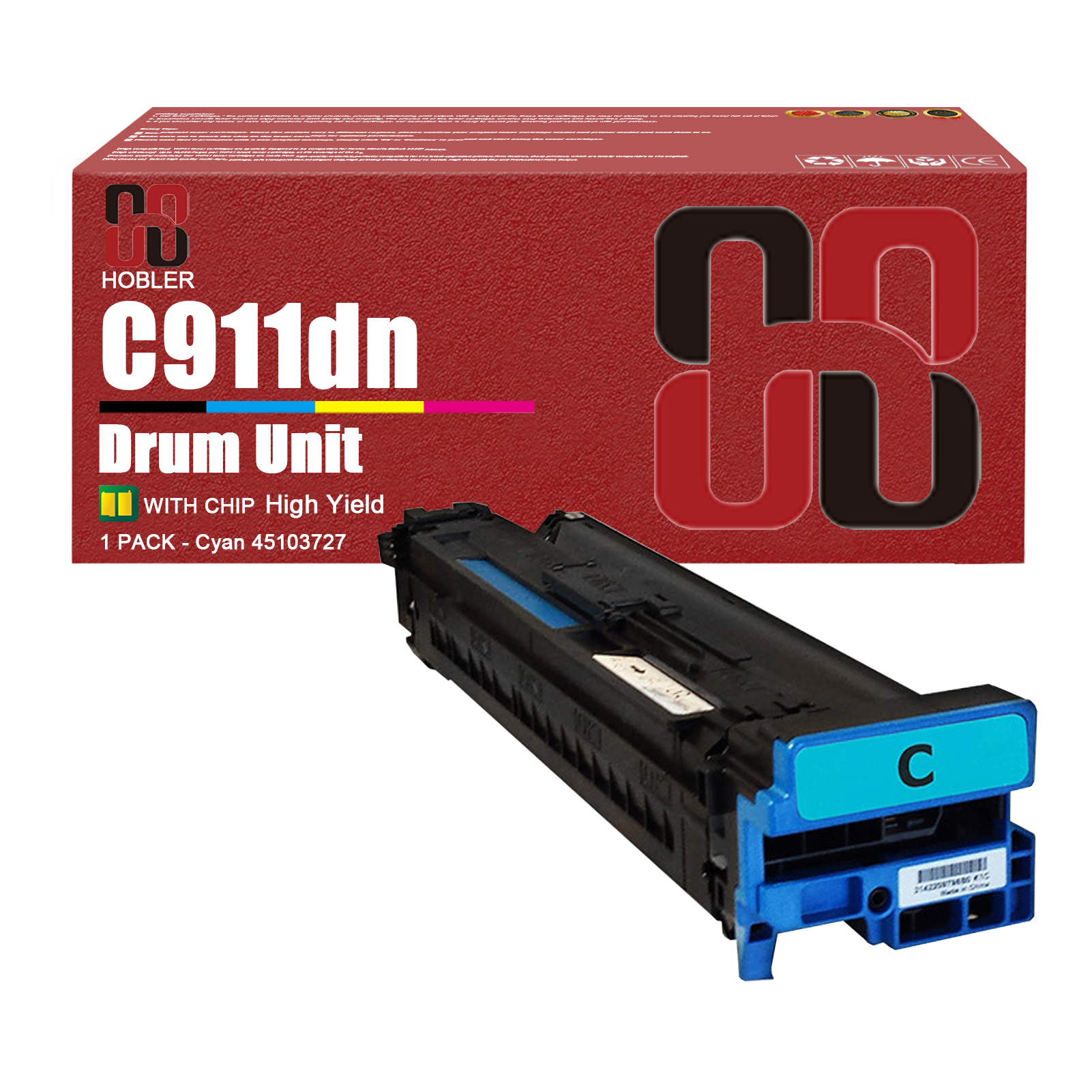 For OKI 45103728 45103727 45103726 45103725 Imaging Drum Unit Work for OKI C911 C911dn C931 C931dn C941 C941dn Printers-PrintsBoost