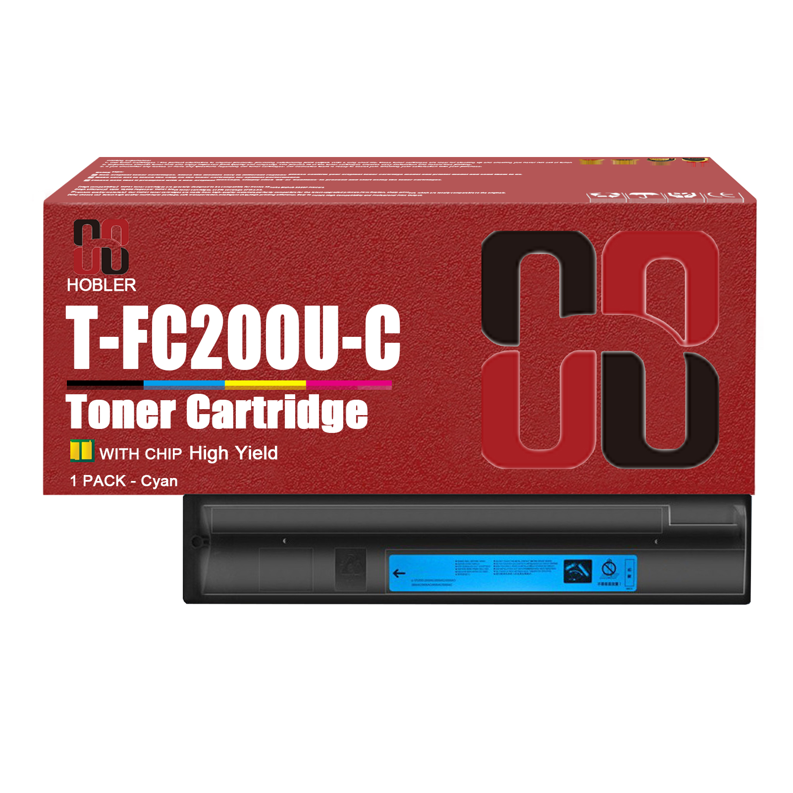 For Toshiba T-FC200U-K T-FC200U-C T-FC200U-M T-FC200U-Y Toner Cartridge Work for Toshiba E-Studio 2000AC 2500AC Printers-PrintsBoost