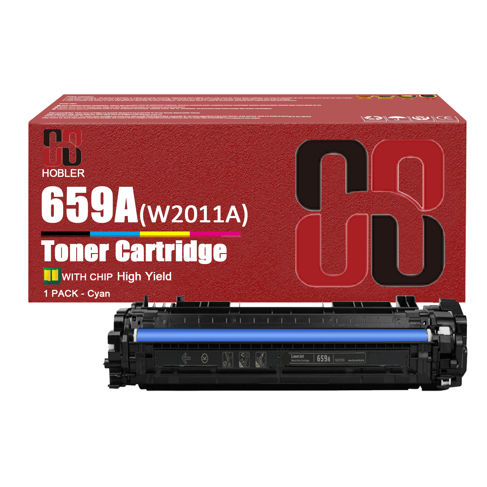 For HP 659A W2010A W2011A W2013A W2012A Toner Cartridge Work for HP Color Enterprise M856dn M856x M776dn M776dn M776z M776zs Printers-PrintsBoost