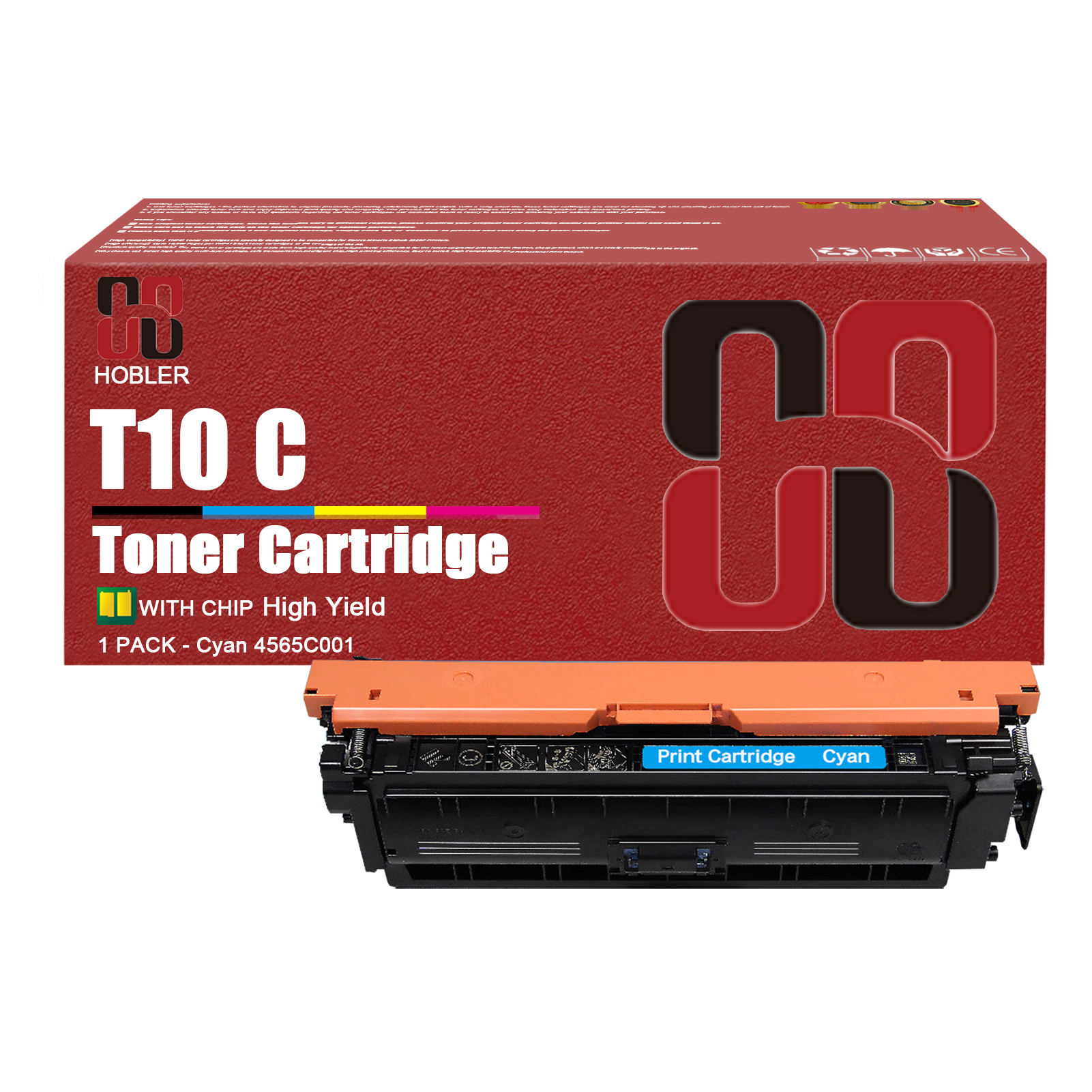 For Canon T10 4566C001 4565C001 4564C001 4563C001 Toner Cartridge Work for Canon LBP1538C C1533P C1538P MF1538C C1538iF Printers-PrintsBoost