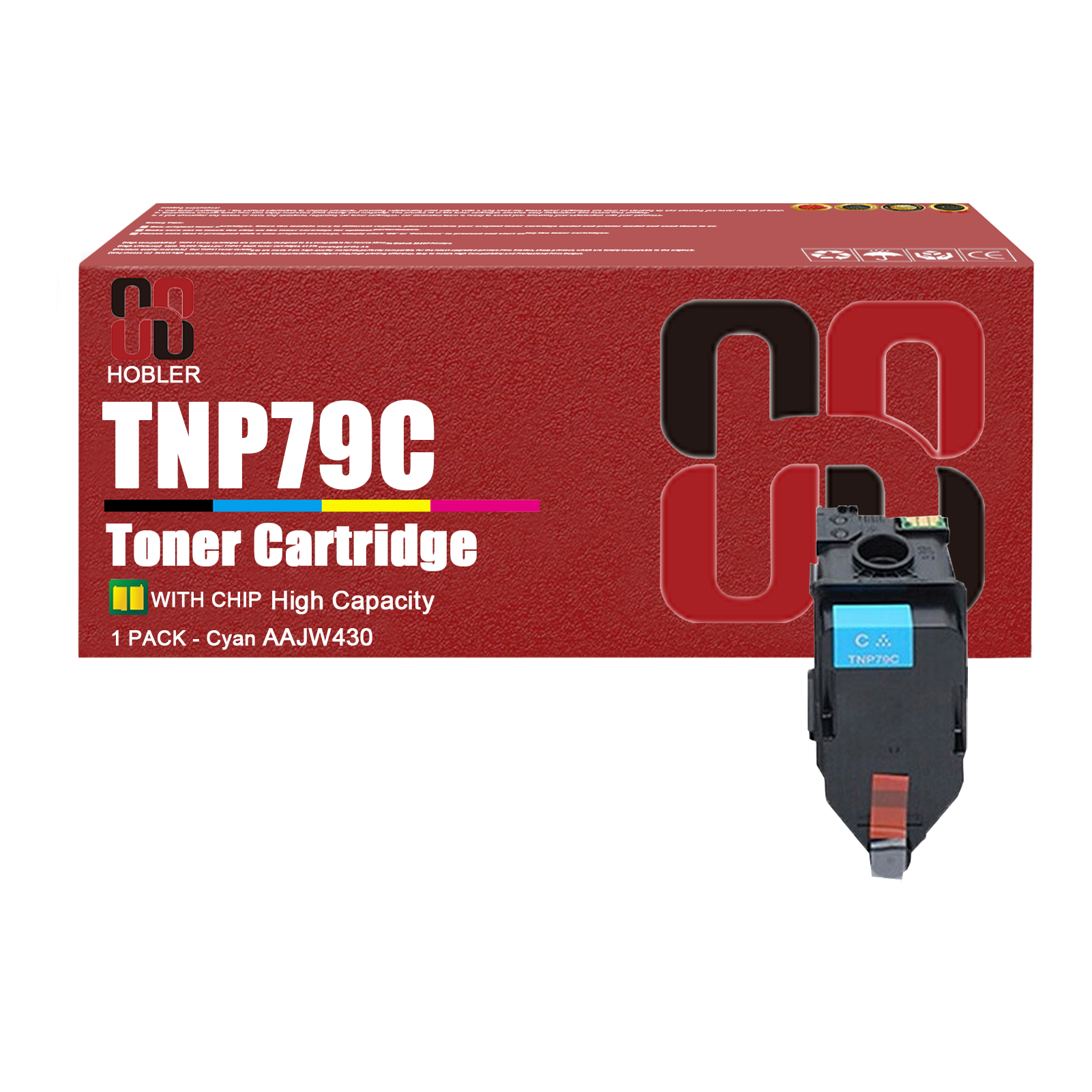 For Konica Minolta TNP79K TNP79C TNP79M TNP79Y AAJW130 AAJW430 AAJW330 AAJW230 Toner Cartridge Work for Bizhub C3350i C4050i Printers-PrintsBoost