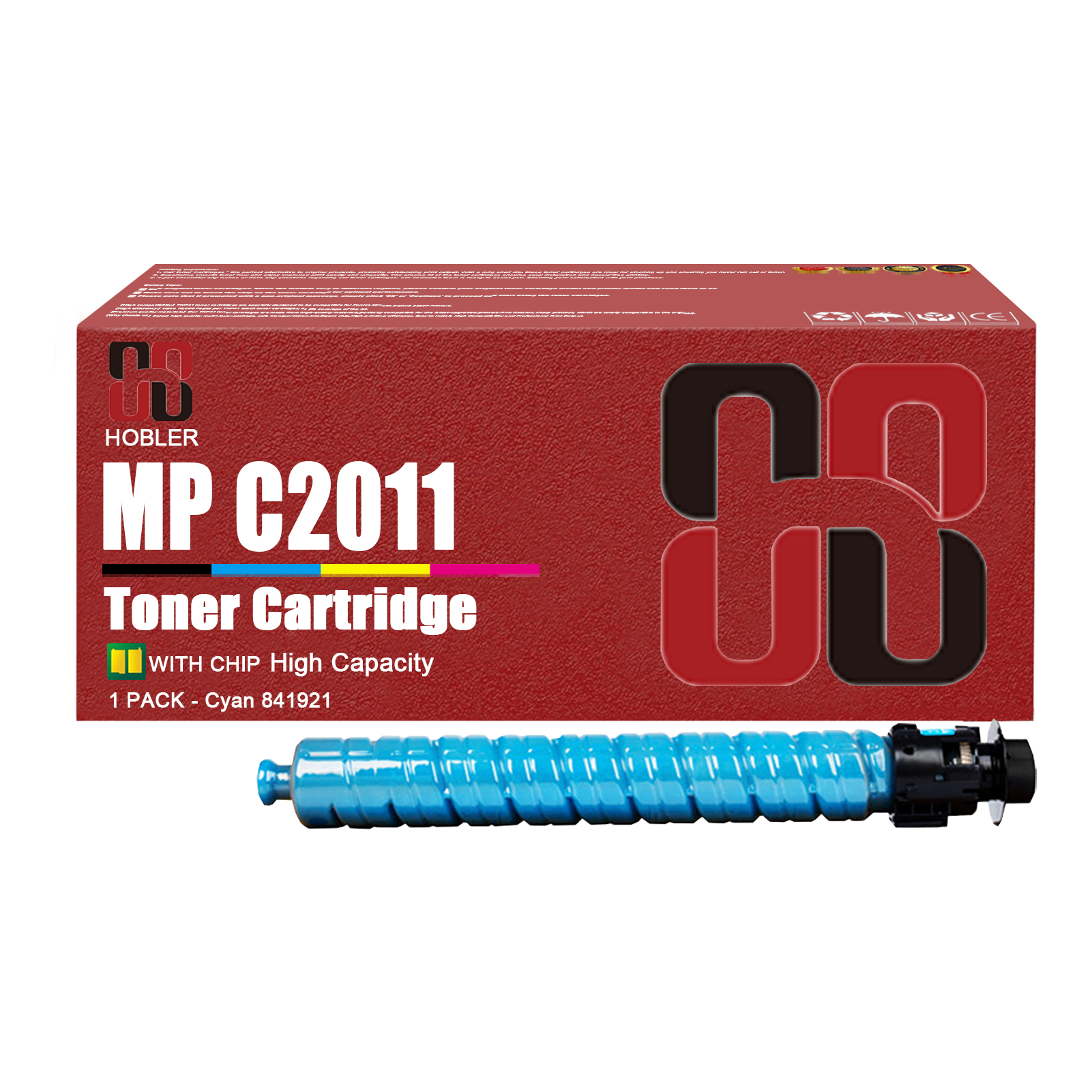 For Ricoh MP C2011 841918 841921 841920 841919 Toner Cartridge Work for Ricoh MP C2011SP C2504SP C2003SP C2503SP C2003ZSP C2503ZSP C2004SP C2504EXSP C2004EXSP Printers-PrintsBoost