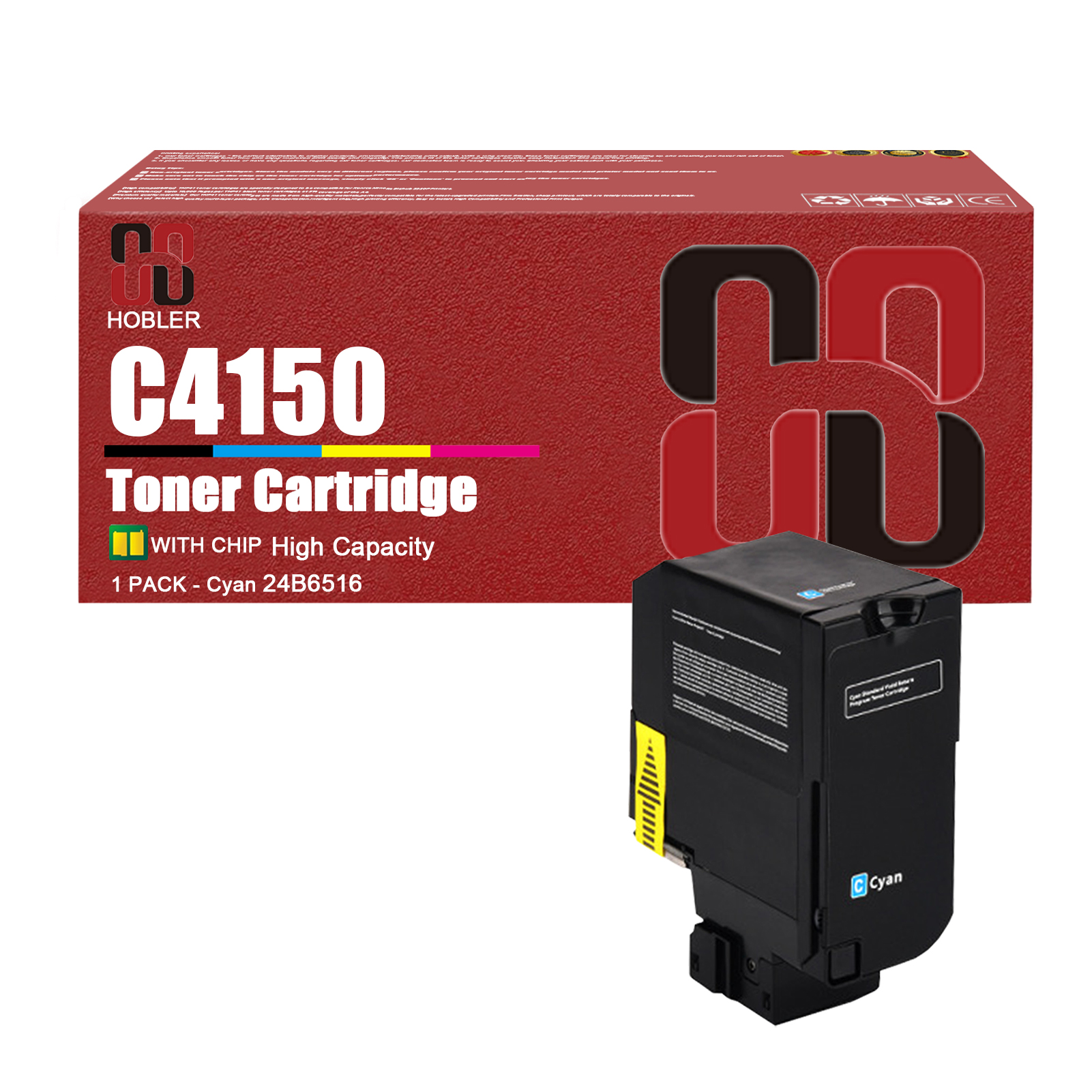 For Lexmark C4150 24B6519 24B6516 24B6517 24B6518 Toner Cartridge Work for Lexmark C4150 Printer