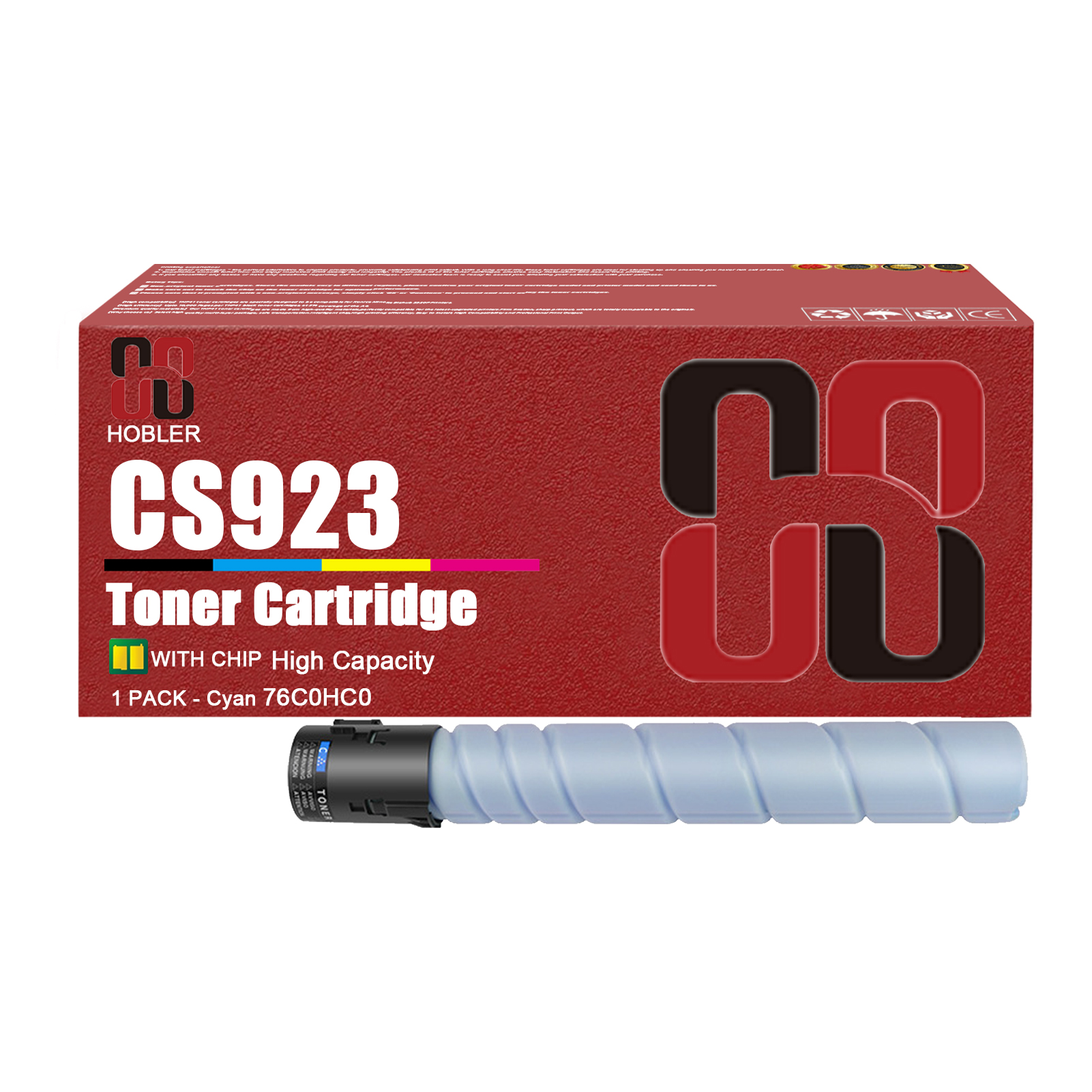 For Lexmark 76C0HK0 76C0HC0 76C0HM0 76C0HY0 Toner Cartridge Work for Lexmark CS923 CX921 CX922 CX923 CX924 Printers-PrintsBoost