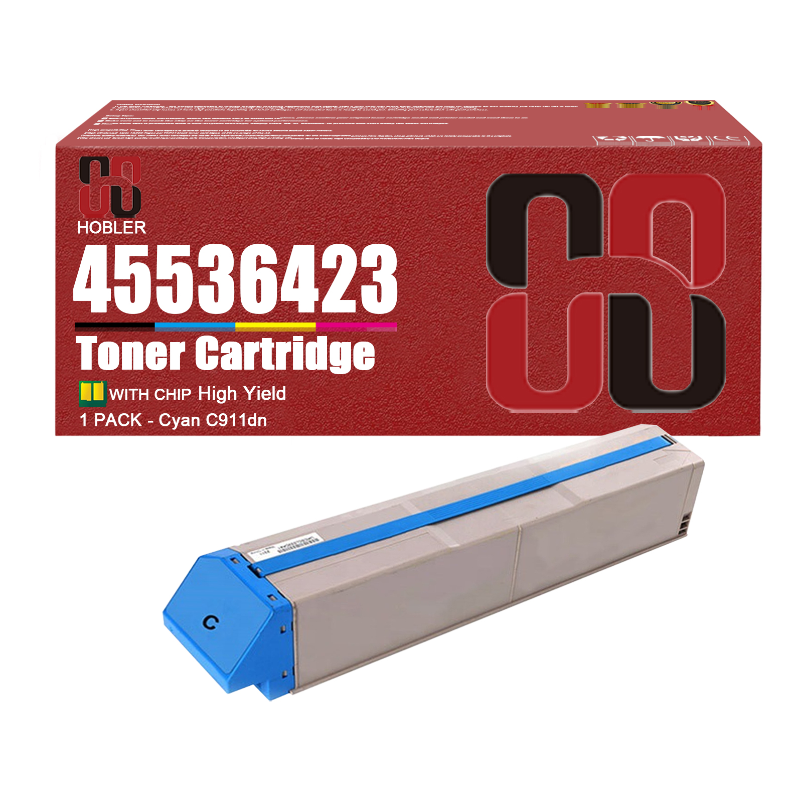 For OKI C911dn 45536424 45536423 45536422 45536421 Toner Cartridge Work for OKI C911dn C911 Printers