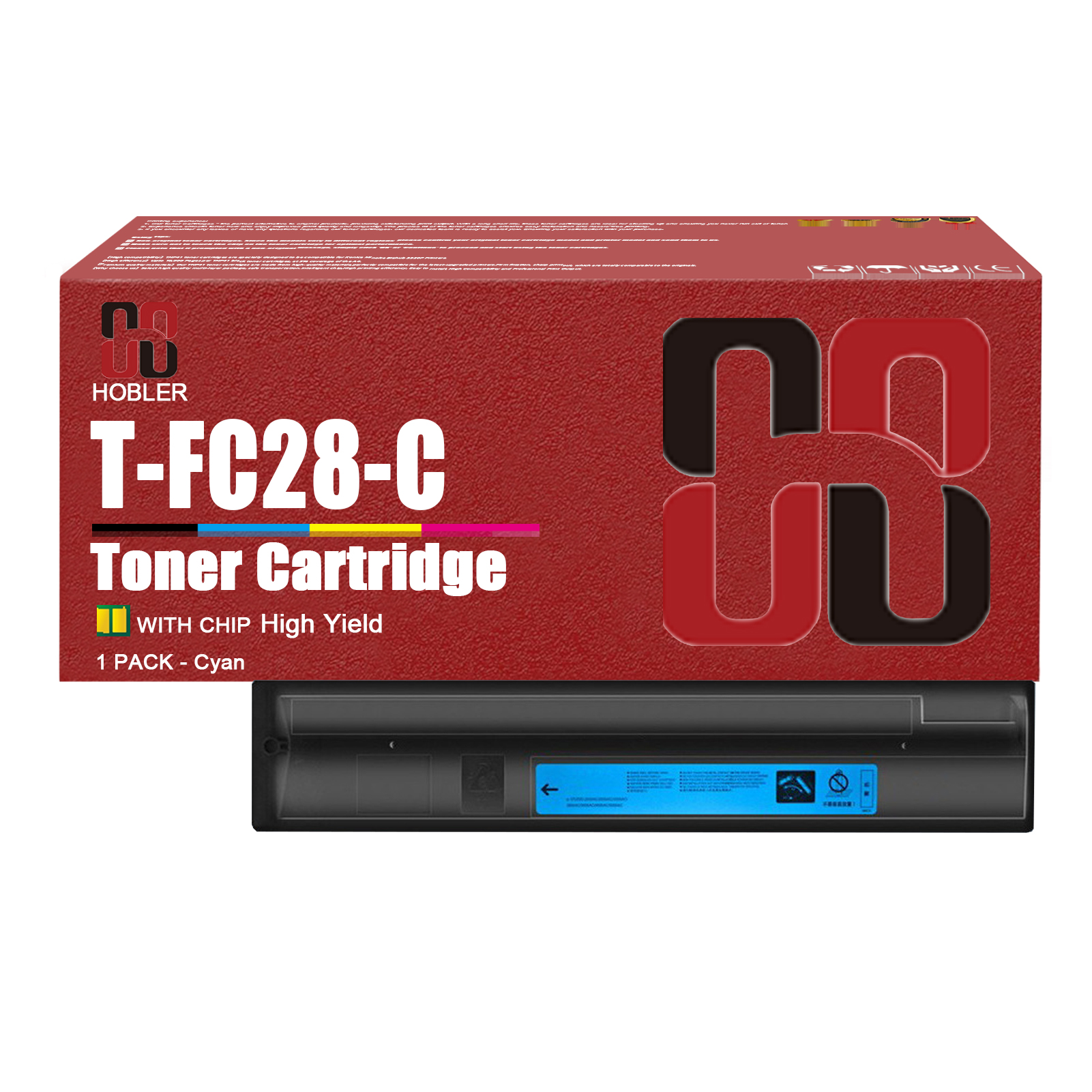 For Toshiba T-FC28 T-FC28-K T-FC28-C T-FC28-M T-FC28-Y High Capacity Toner Cartridge Work for E-Studio 2330C 2820C 3520C 4520C 2830C 3530C Printers-PrintsBoost