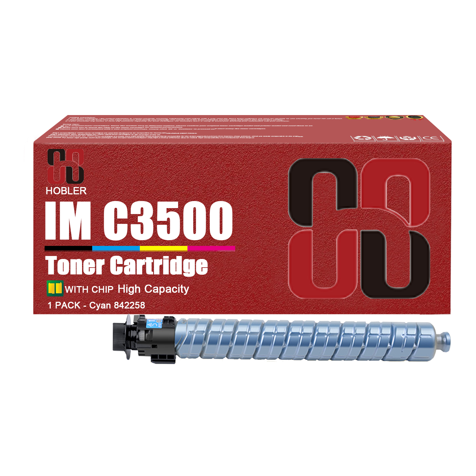 Compatible for Ricoh IM C3500 842255 842258 842257 842256 Toner cartridges Work for Ricoh IM C3000 IM C3500 Printers