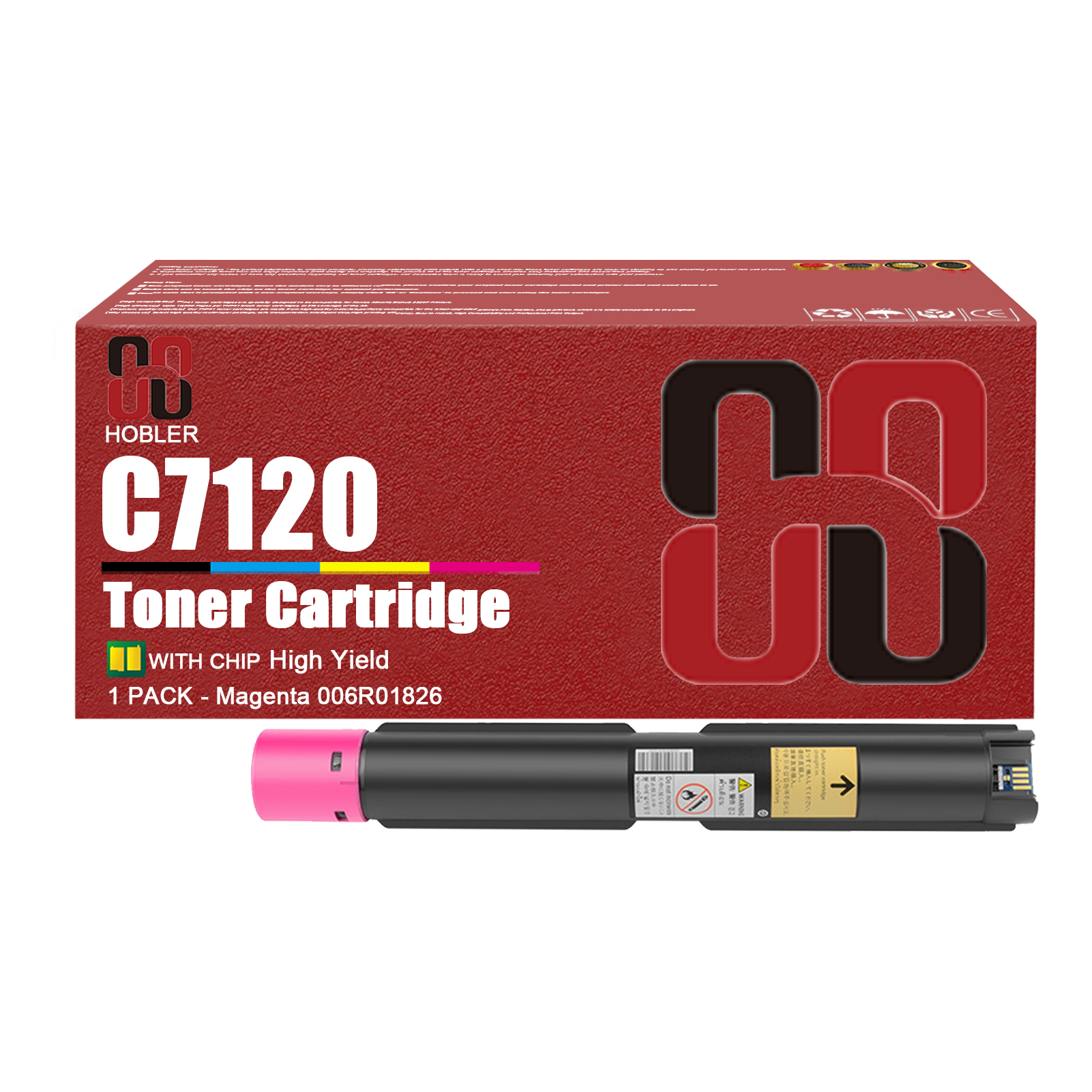 For Xerox C7120 C7125 C7130 006R01824 006R01825 006R01826 006R01827 Toner Cartridge Work for Xerox Versalink C7120 C7125 C7130 Printers-PrintsBoost