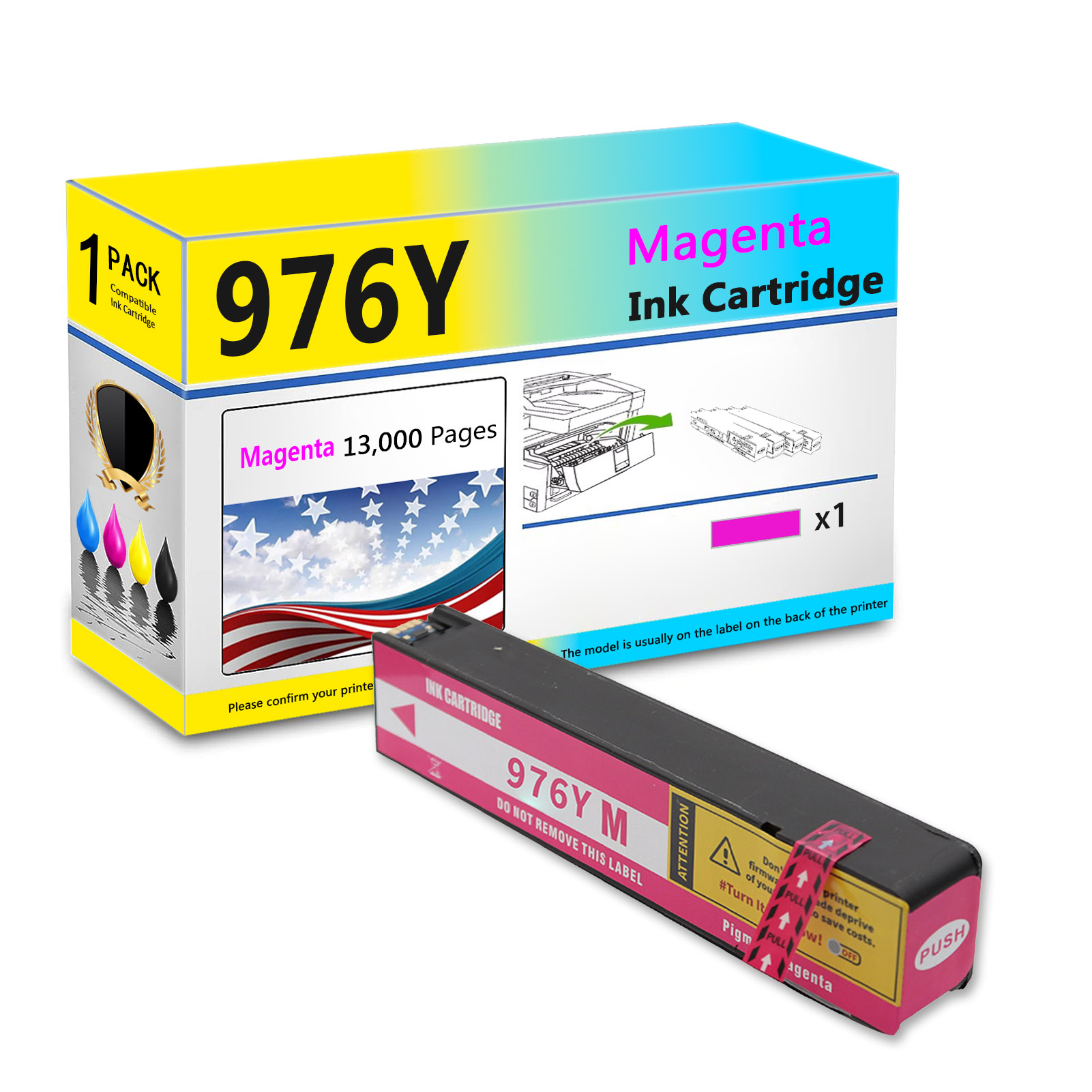 For HP 976Y Ink Cartridge Work For HP Pagewide Pro 552dw 577dw 577z, PageWide Managed P55250dw P57750dw Printers-PrintsBoost
