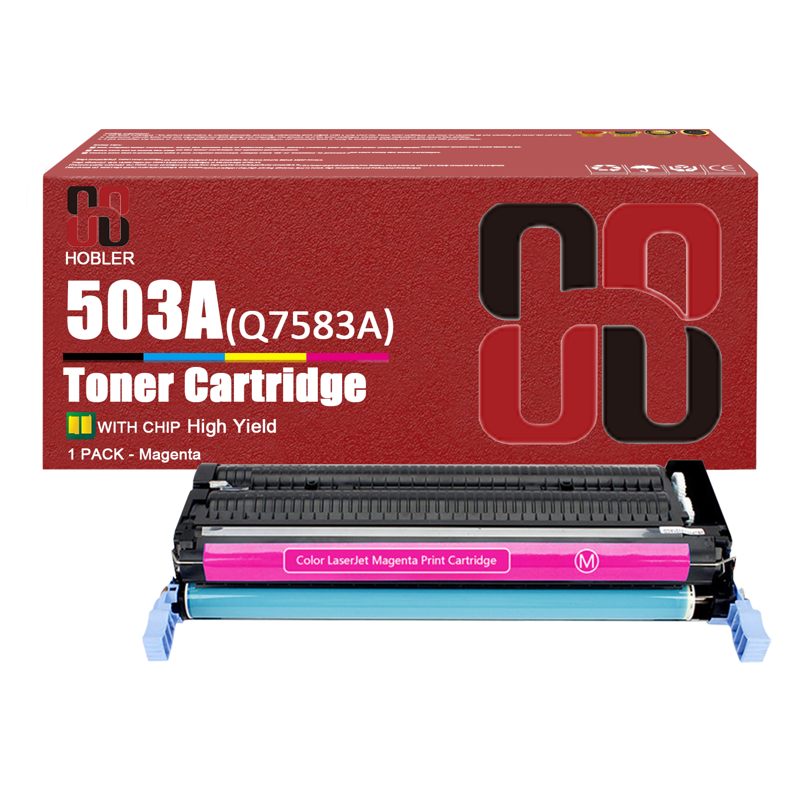 For HP 501A Q6470A 503A Q7581A Q7583A Q7582A Toner Cartridge Work for HP Color LaserJet 3600 3600dn 3600n 3800 3800dn 3800dtn 3800n CP3505 CP3505n CP3505dn CP3505x Printers-PrintsBoost