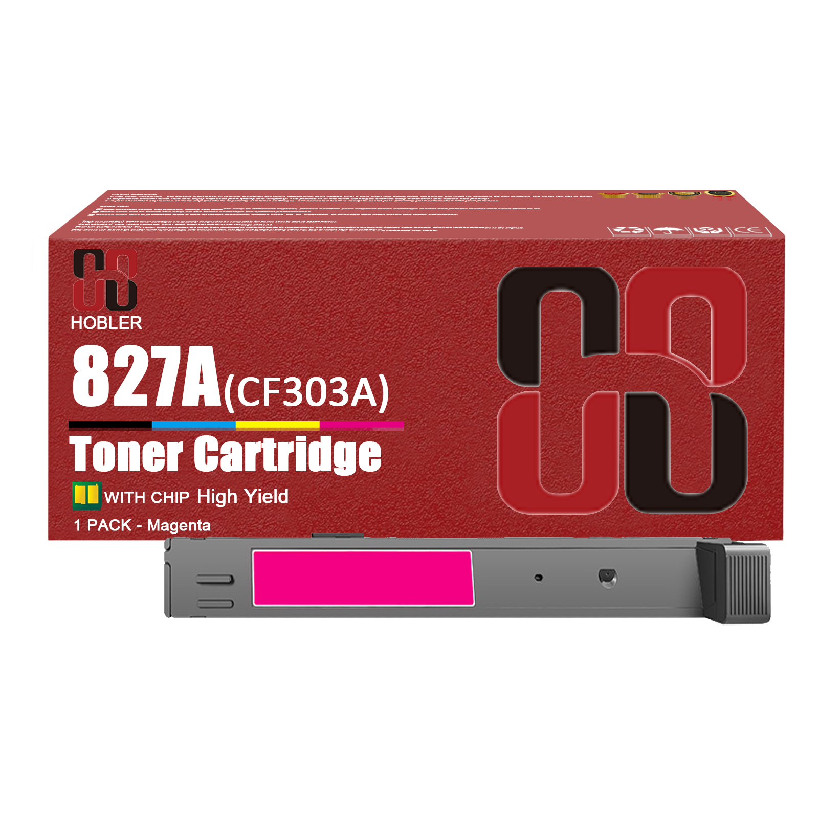 For HP 827A CF300A CF301A CF303A CF302A Toner cartridge Work for HP LaserJet M880 M880z+ M880z M880z+NFC Printers-PrintsBoost