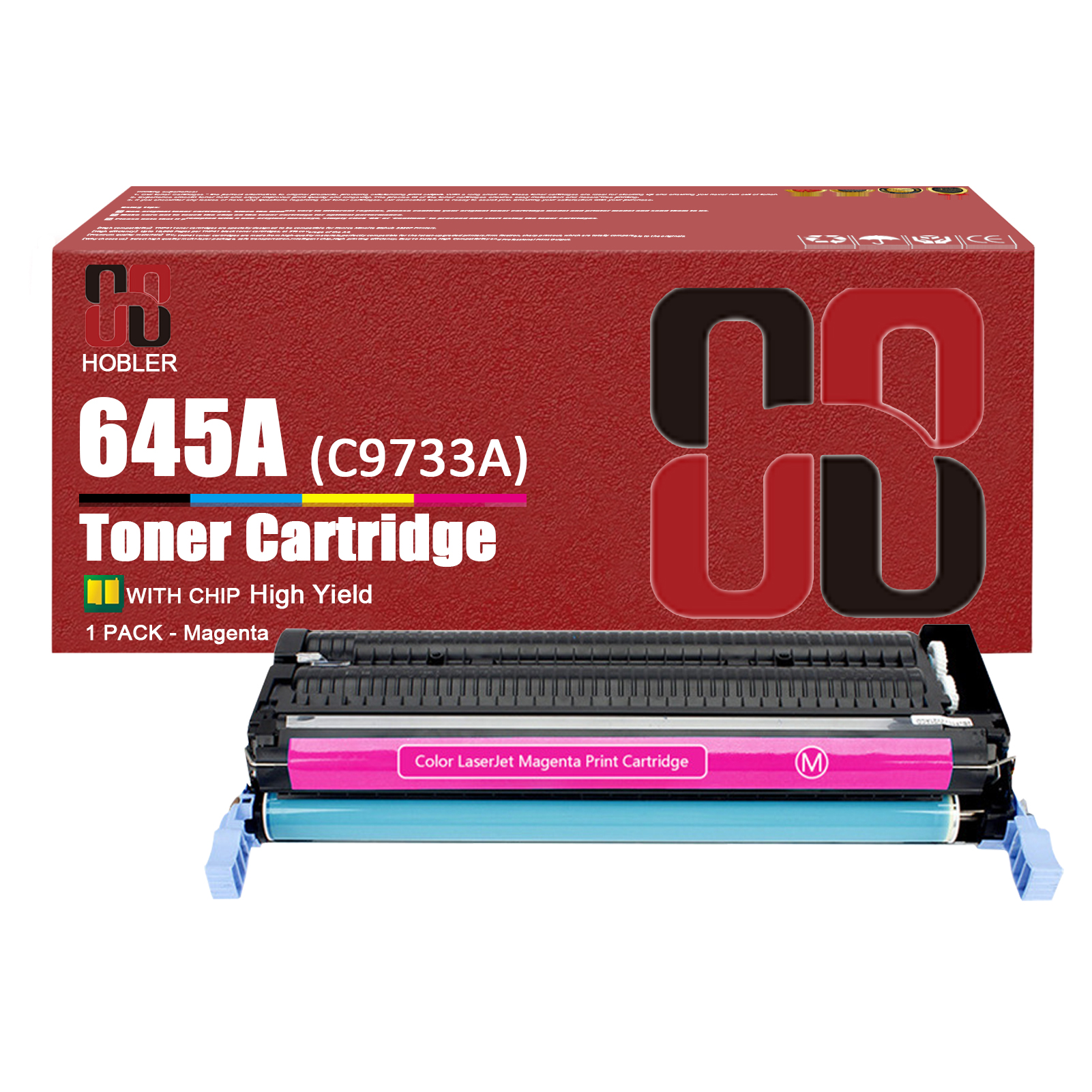 For HP 645A C9730A C9731A C9733A C9732A Toner Cartridge Work for HP Color 5550 5550dn 5550n 5550dtn 5550hdn 5500 5500dn 5500n Printers