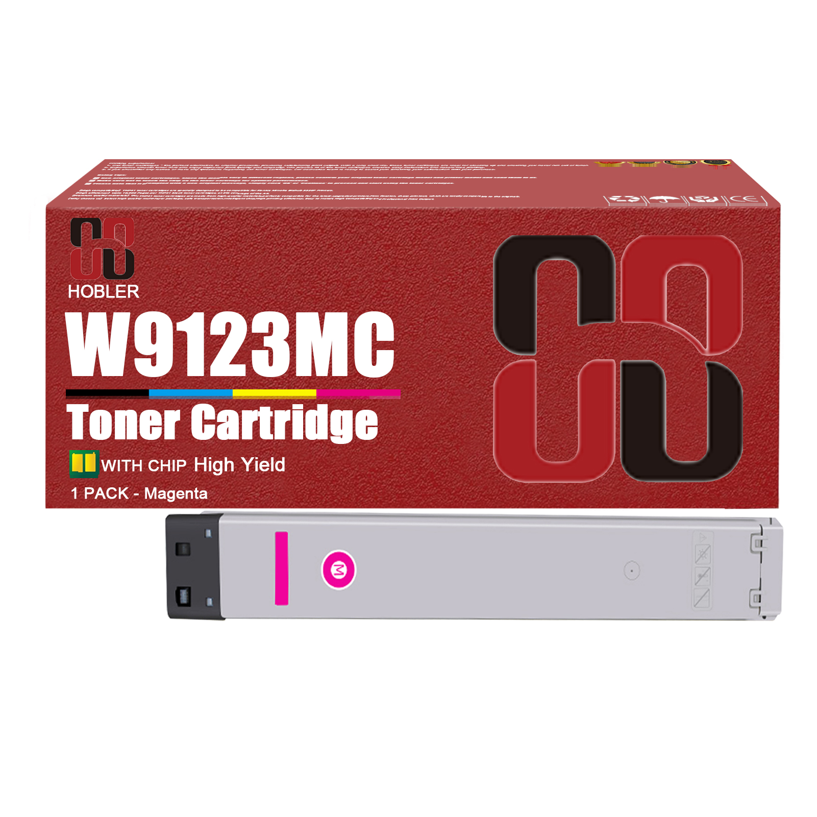 For HP W9120MC W9121MC W9123MC W9122MC Toner Cartridge Work for HP Color LaserJet Managed MFP E78528dn E78523dn Printers