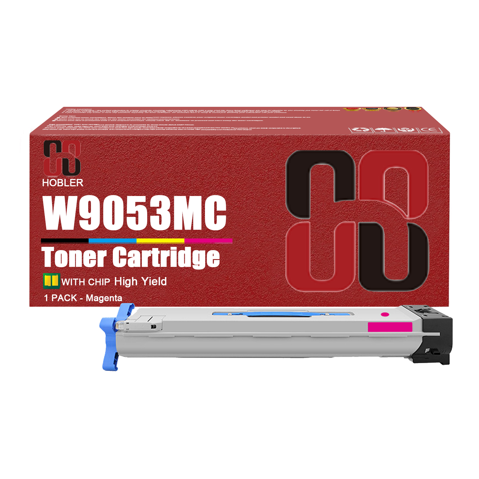 For HP W9050MC W9051MC W9053MC W9052MC Toner Cartridge Work for HP Color LaserJet Managed MFP E87640z E87650z E87660z Printers