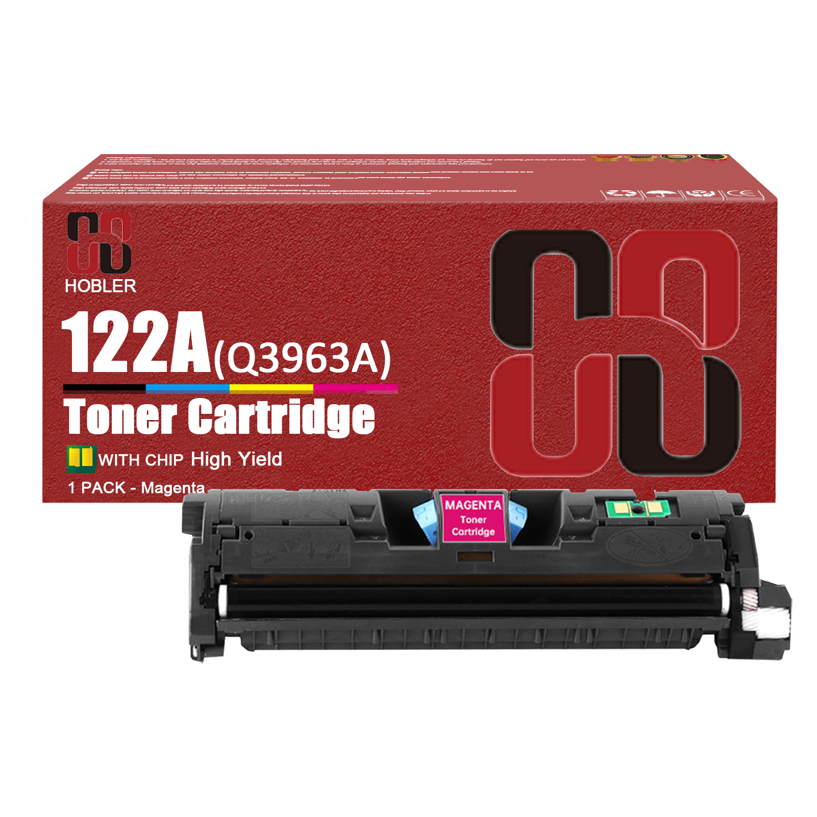 For HP 122A Q3960A Q3961A Q3963A Q3962A Toner Cartridge Work for HP Color LaserJet 2550 2550L 2550LN 2550N 2800 2820 2840 Printers