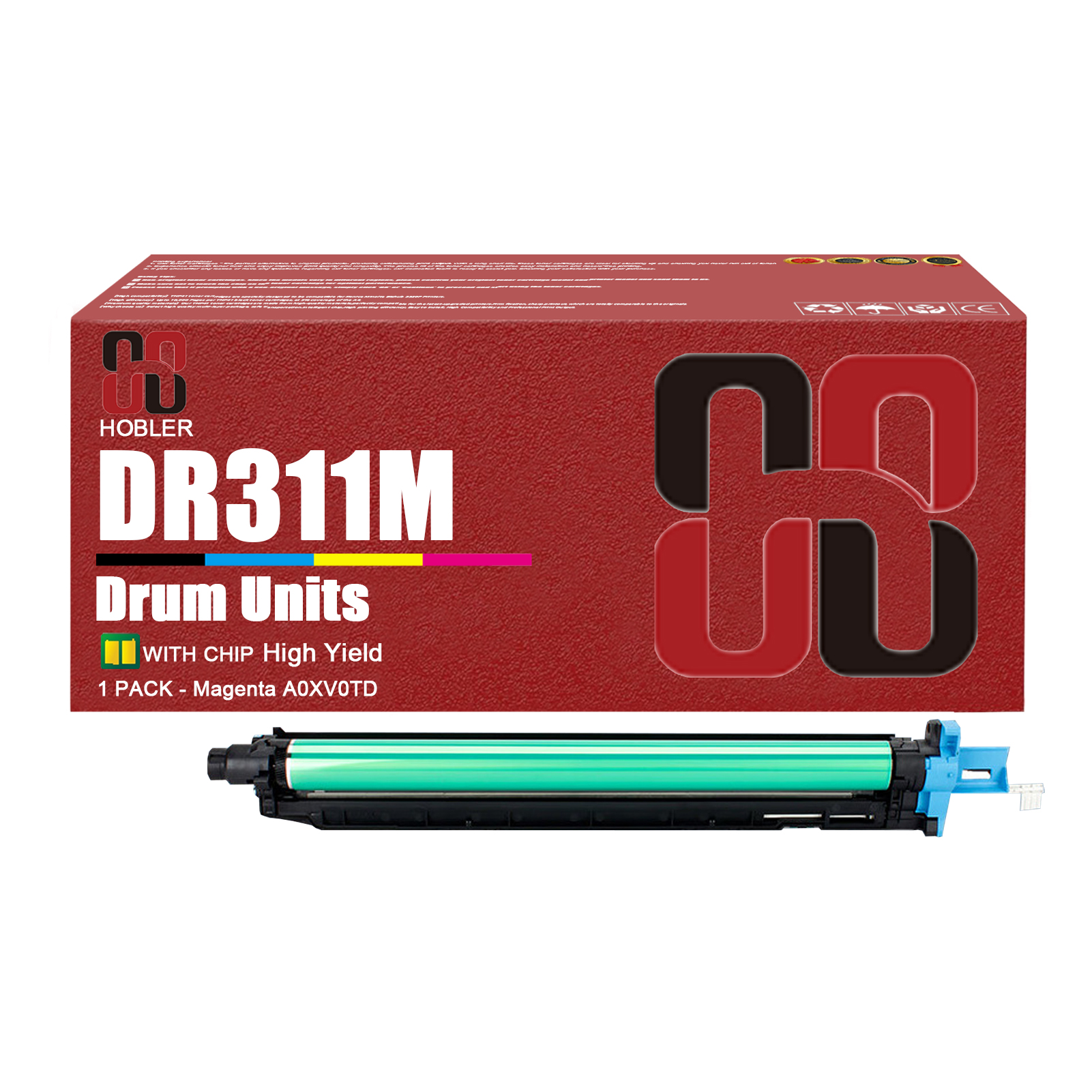 For Konica Minolta DR311 DR-311 A0XV0RD A0XV0TD Imaging Drum Unit Work for Konica Minolta Bizhub C220 C280 C360 C7722 C7728 Printers-PrintsBoost